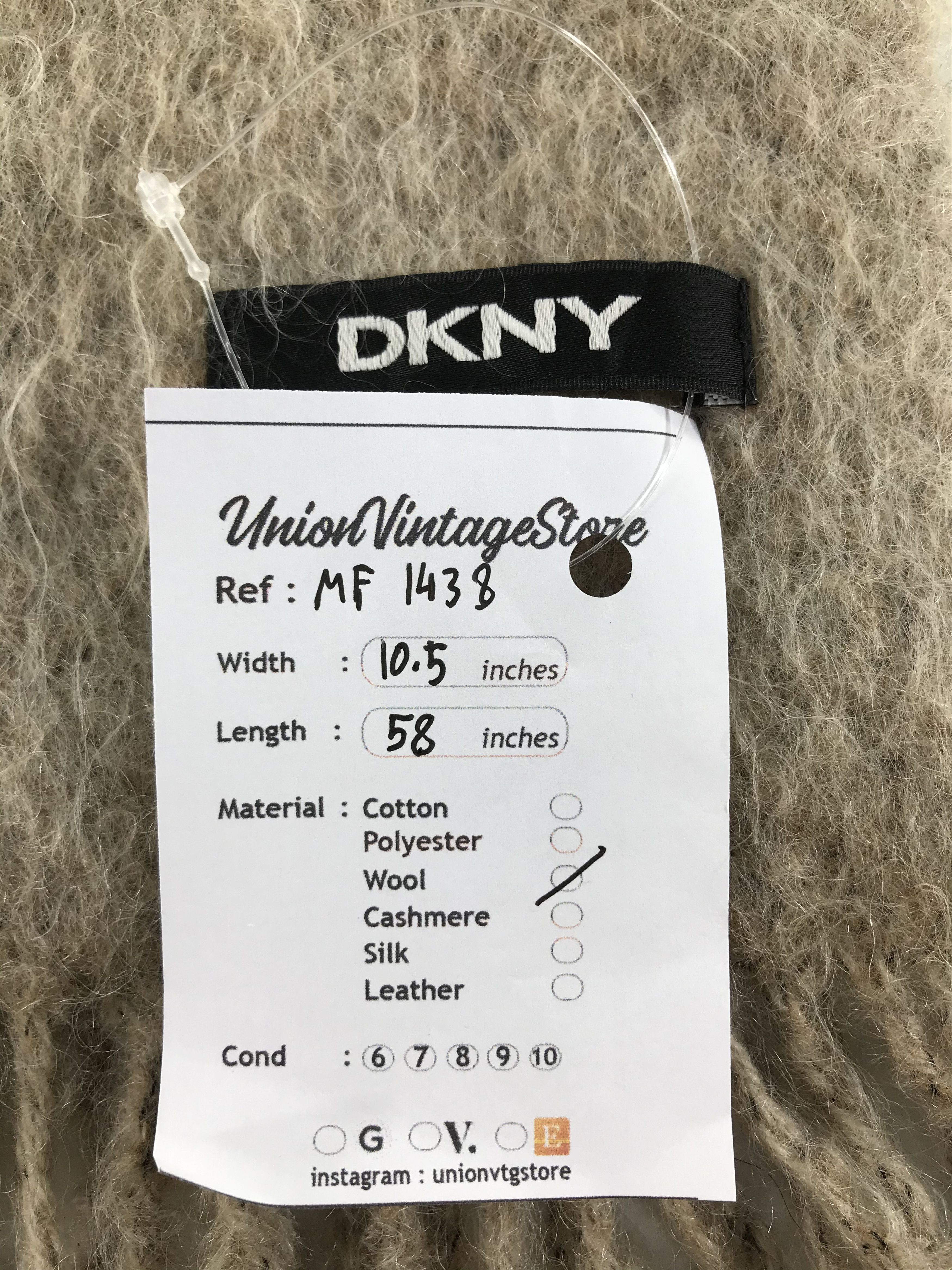 DKNY Vintage DKNY Scarf/Muffler/Neckwear MF1438 Size ONE SIZE - 4 Thumbnail
