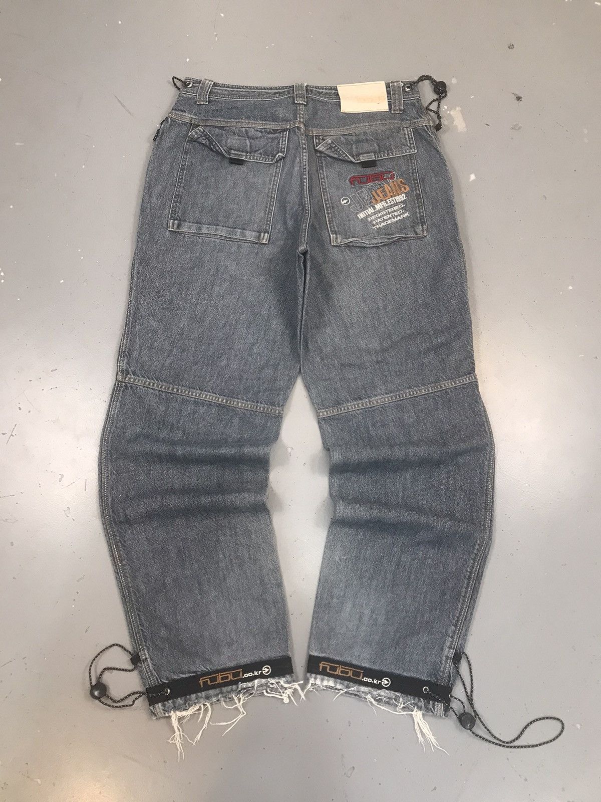 Fubu × Vintage Rare vintage Fubu apparel company embroidered cargo denim Size US 34 / EU 50 - 1 Thumbnail