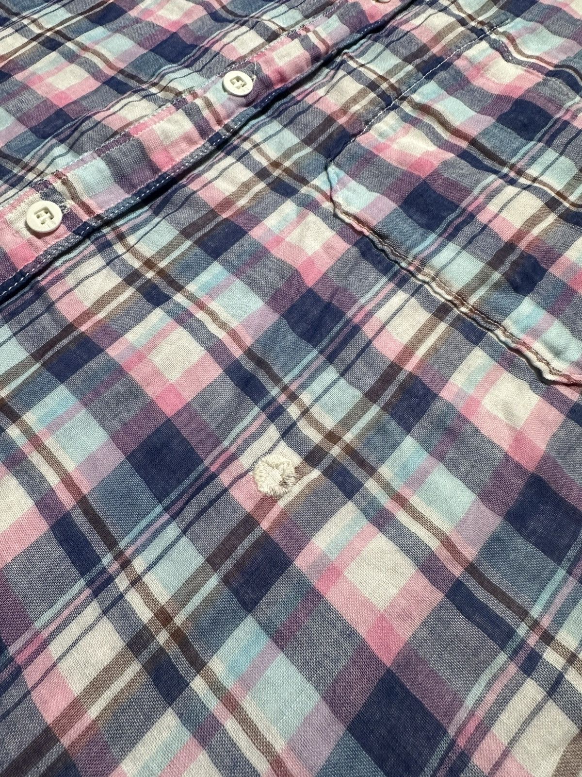 Stone Island Stone Island Denims Checked Button Up Shirt Size US L / EU 52-54 / 3 - 3 Thumbnail