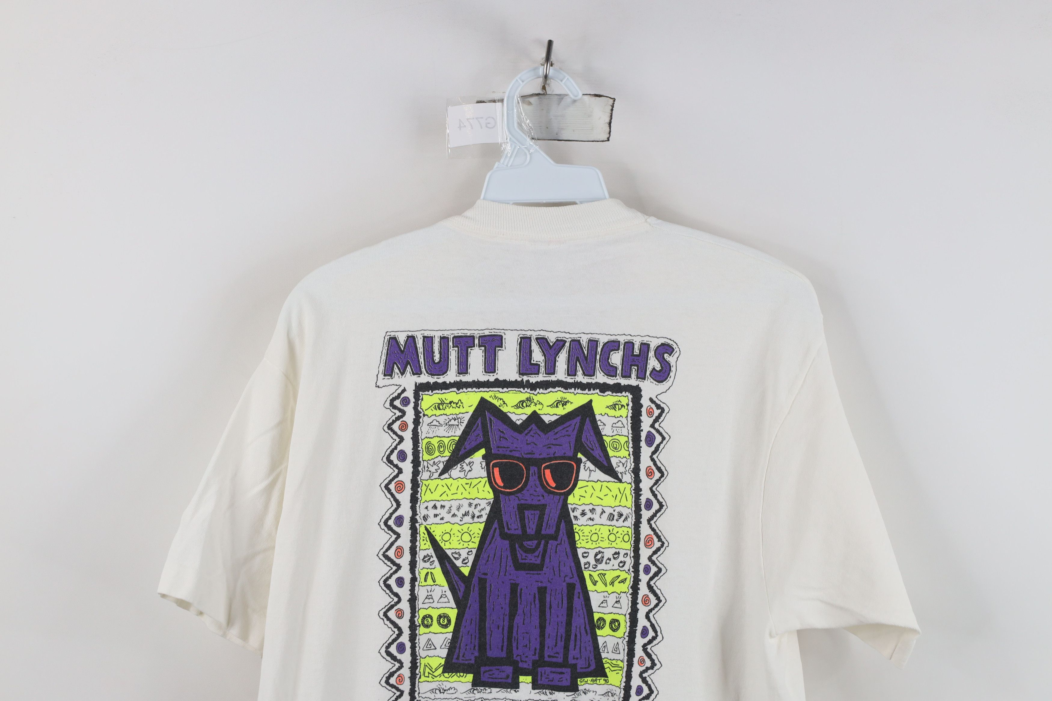 Vintage Vintage 90s Streetwear Mutt Lynch Newport Beach T-Shirt USA Size US L / EU 52-54 / 3 - 15 Thumbnail