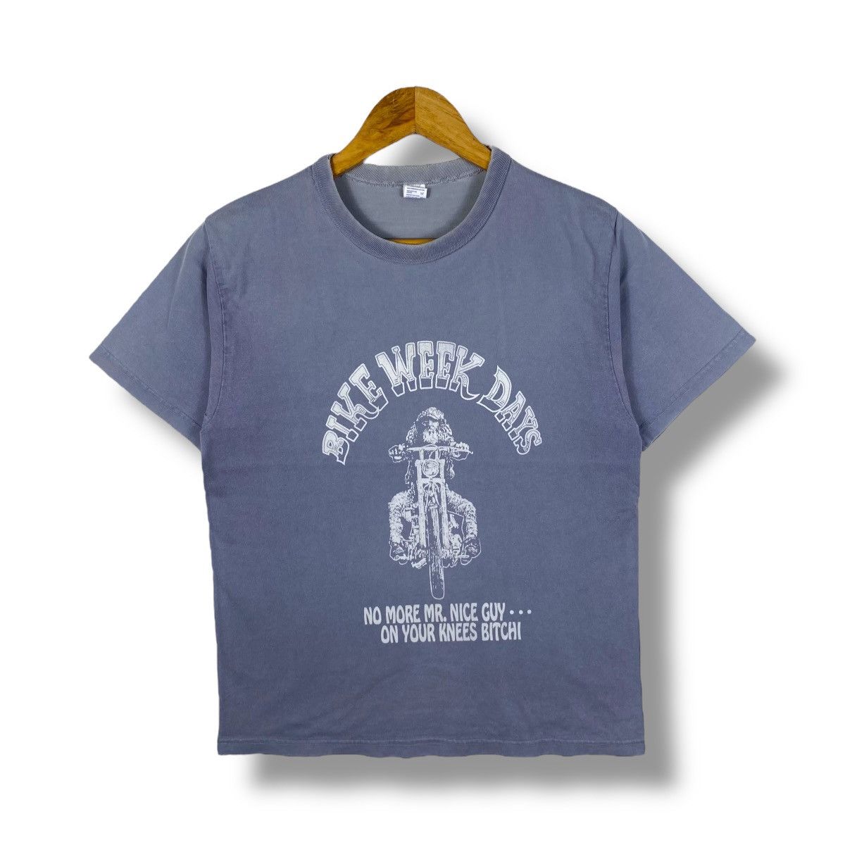 The Flat Head Faded Distressed FLAT HEAD Bike Week Days Custom By DHM Tee Size US M / EU 48-50 / 2 - 1 Thumbnail