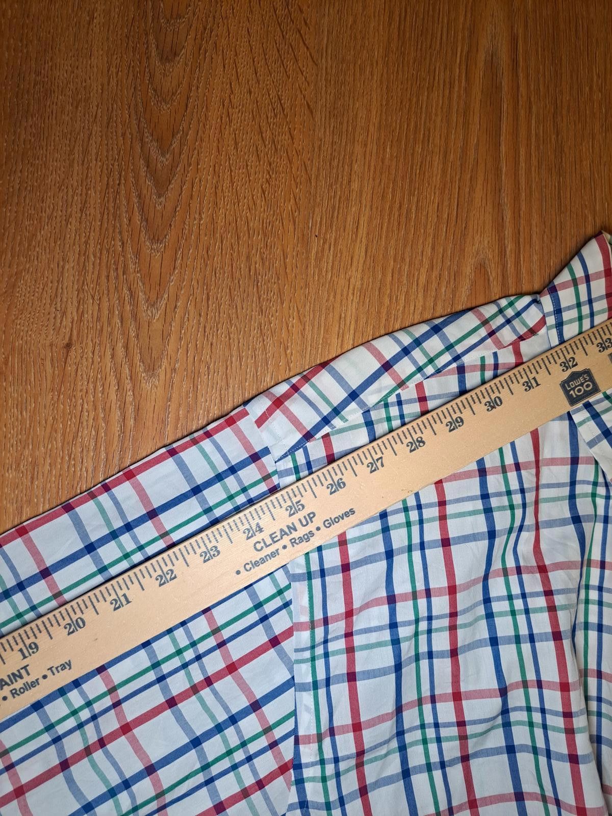 Brooks Brothers Brooks Brothers Button Up Dress Shirt XL Plaid Supima Cotton Size 44R - 6 Thumbnail