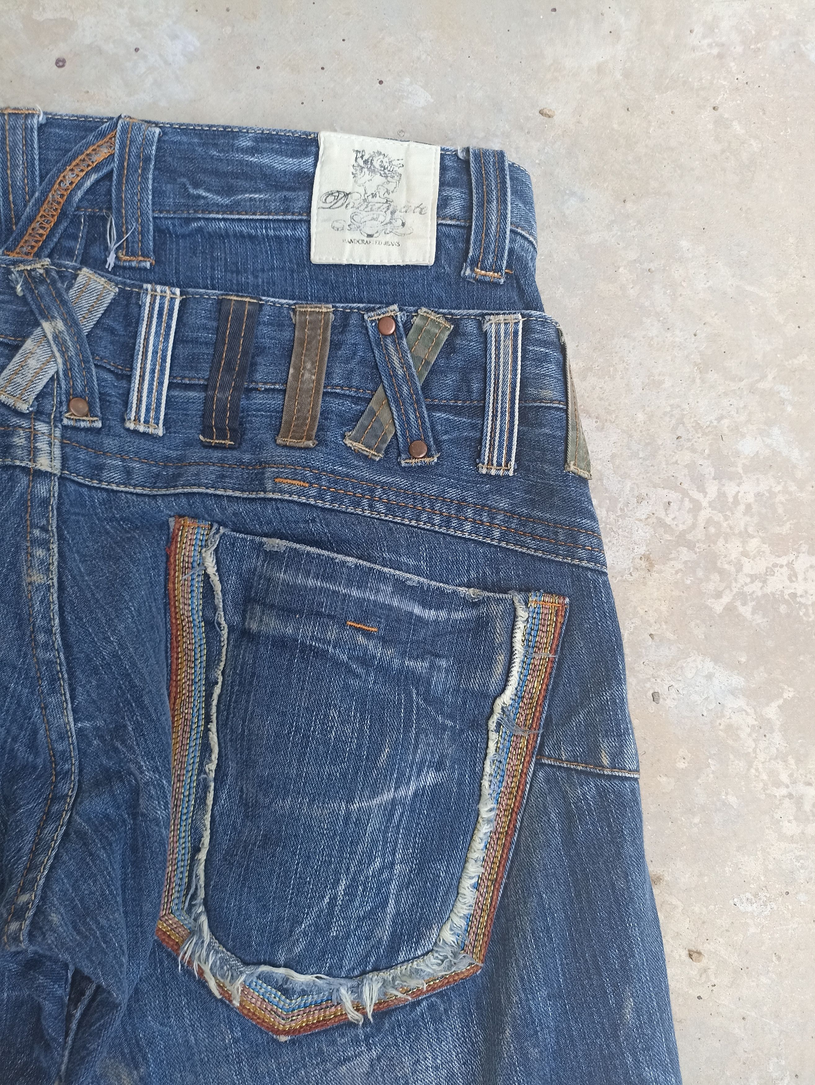 Beauty Beast Dominate Handcrafted jeans distressed beauty beast Size US 32 / EU 48 - 11 Thumbnail