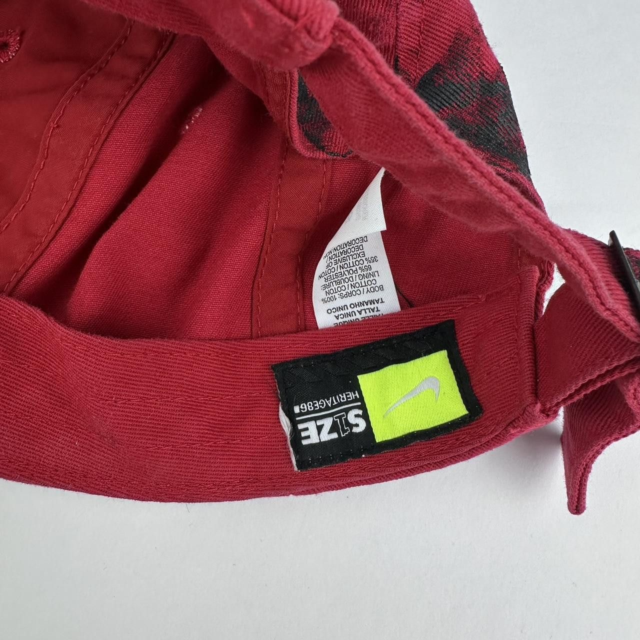 Nike ASTROBOI* X Nike 'Comet' Red/Black Painted Distressed Hat Size ONE SIZE - 8 Thumbnail