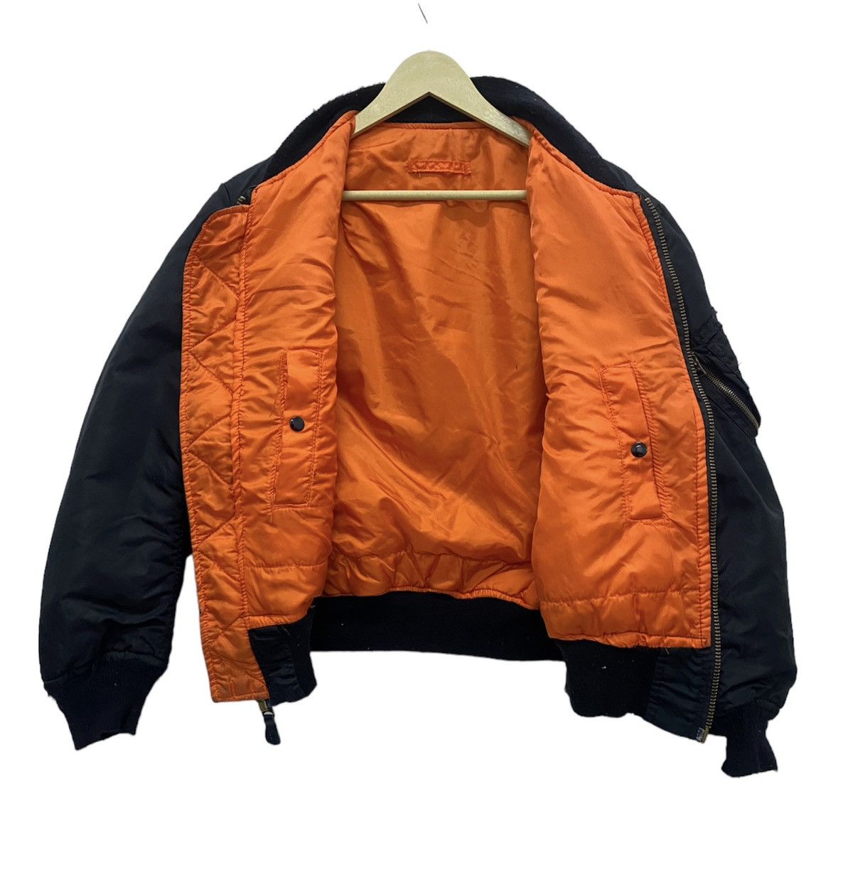 Alpha Industries 80s Alpha Industries Reversible Bombers Flying Jacket Size US L / EU 52-54 / 3 - 4 Thumbnail