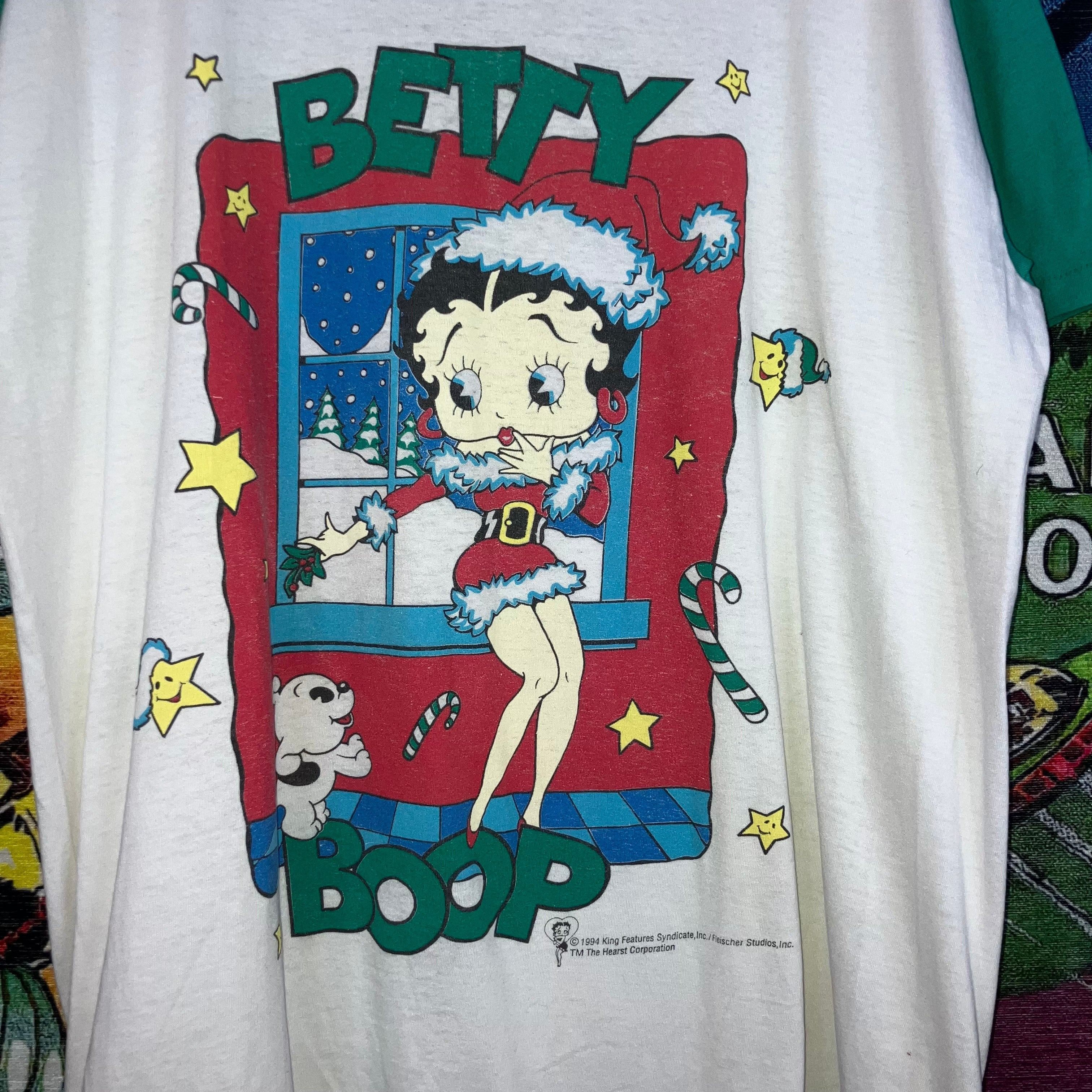 Vintage Vintage 90s 1994 X-Mas Betty Boop Intimates Lounge Tee Size Size US XXL / EU 58 / 5 - 4 Thumbnail