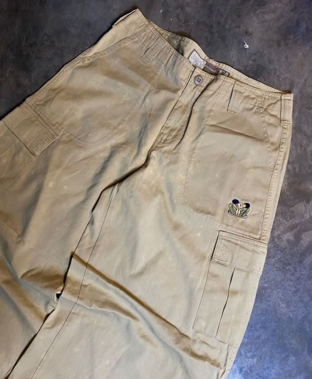JNCO 🔥Vintage 90s🔥 Buggirls Cargo Super Baggy Wideleg Size 31" - 3 Thumbnail