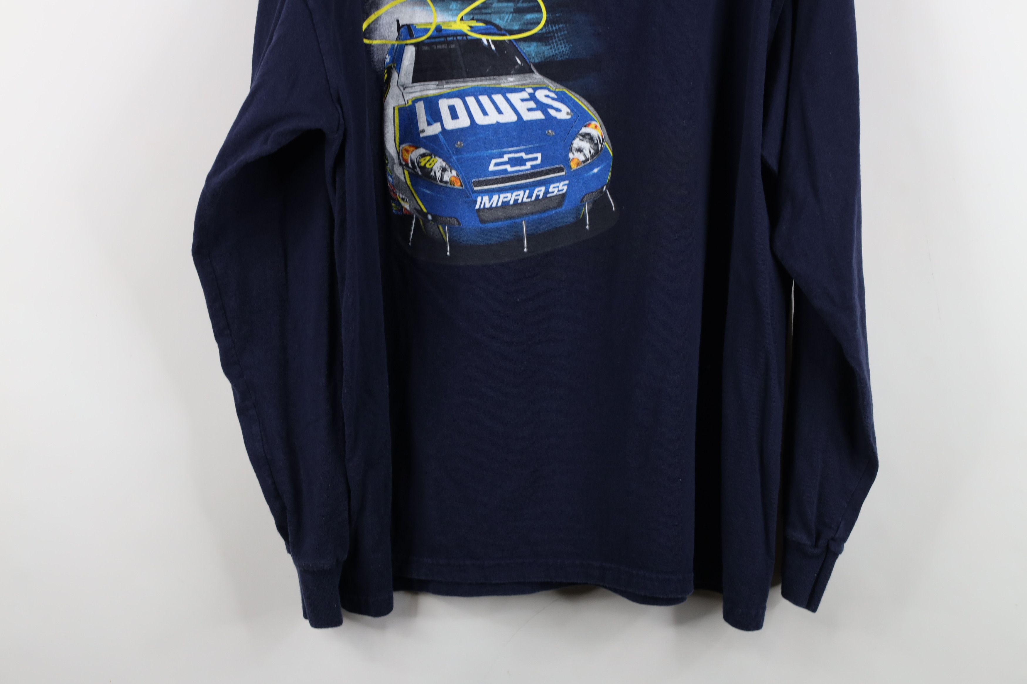 Vintage Vintage Y2K NASCAR Jimmie Johnson Racing Long Sleeve T-Shirt Size US L / EU 52-54 / 3 - 15 Thumbnail