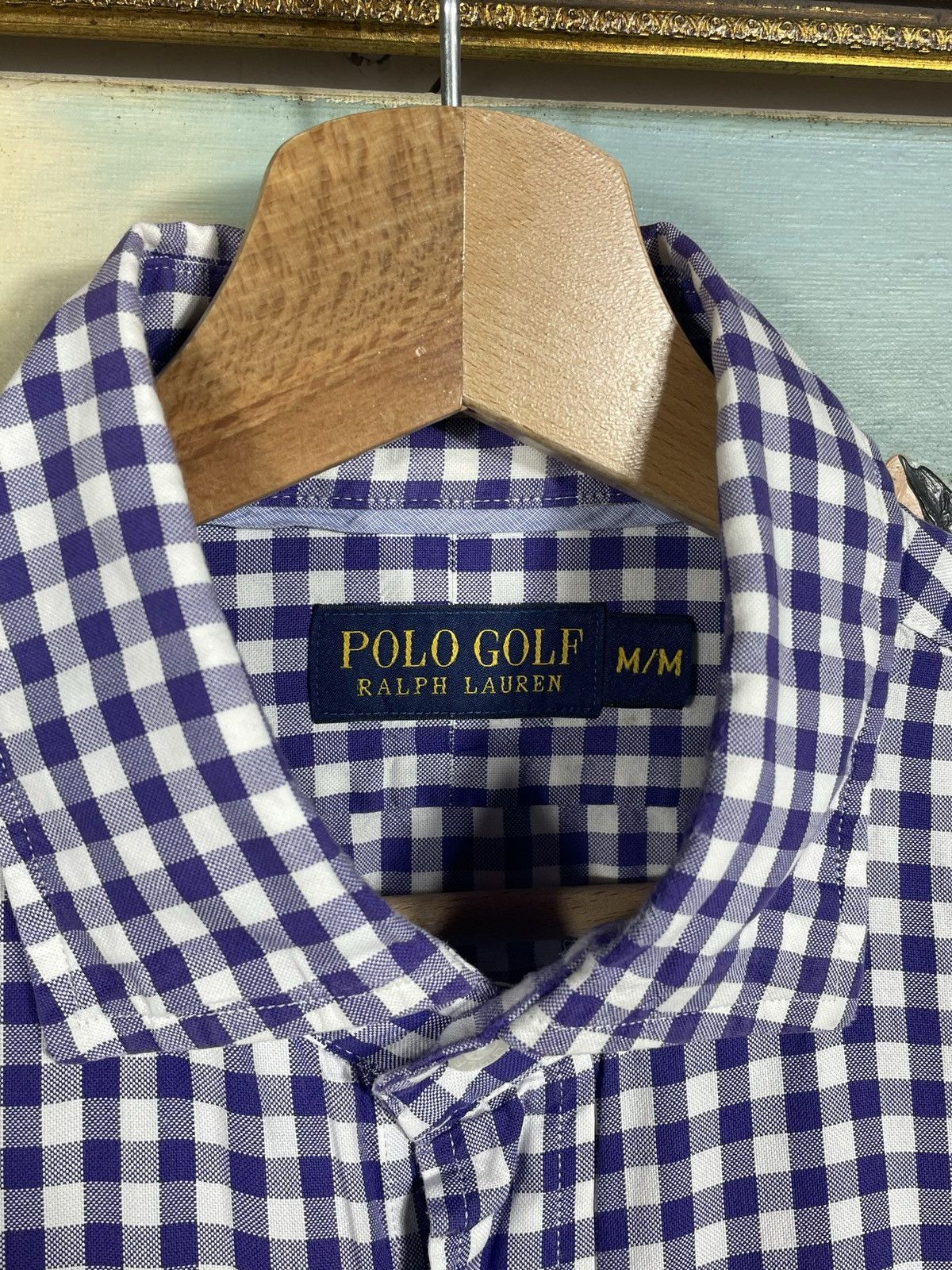 Polo Ralph Lauren Polo Ralph Lauren Purple Checkered Shirt Old Money Luxury Size US M / EU 48-50 / 2 - 5 Thumbnail