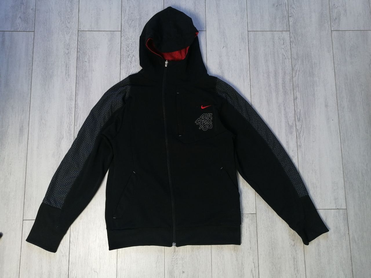 Nike Vintage Nike Air Max 360 Asymmetrical Hoodie Size US S / EU 44-46 / 1 - 1 Thumbnail