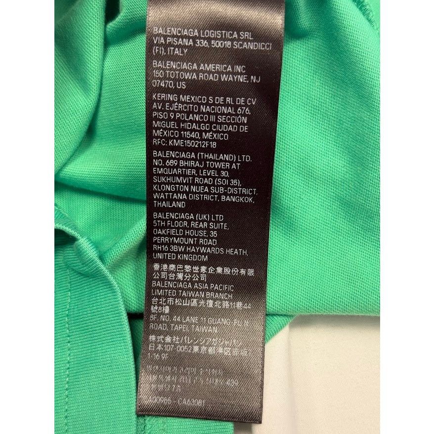Balenciaga o1rshd1 Em Political Campaign Vintage Jersey T-Shirt Green Size US XS / EU 42 / 0 - 16 Thumbnail
