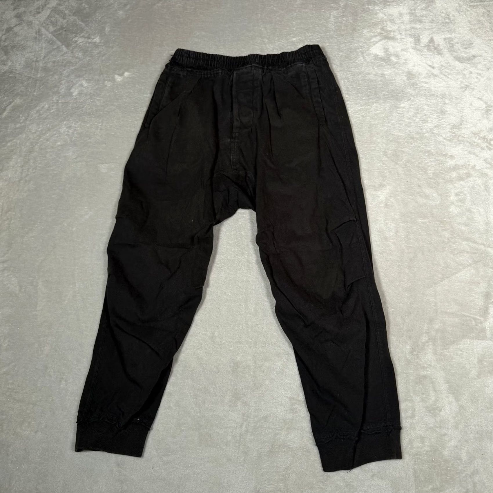 R13 R13 Womens Extra Small Black Harem Sweatpants Crop Joggers Grunge Casual Size 26" / US 2 / IT 38 - 2 Thumbnail