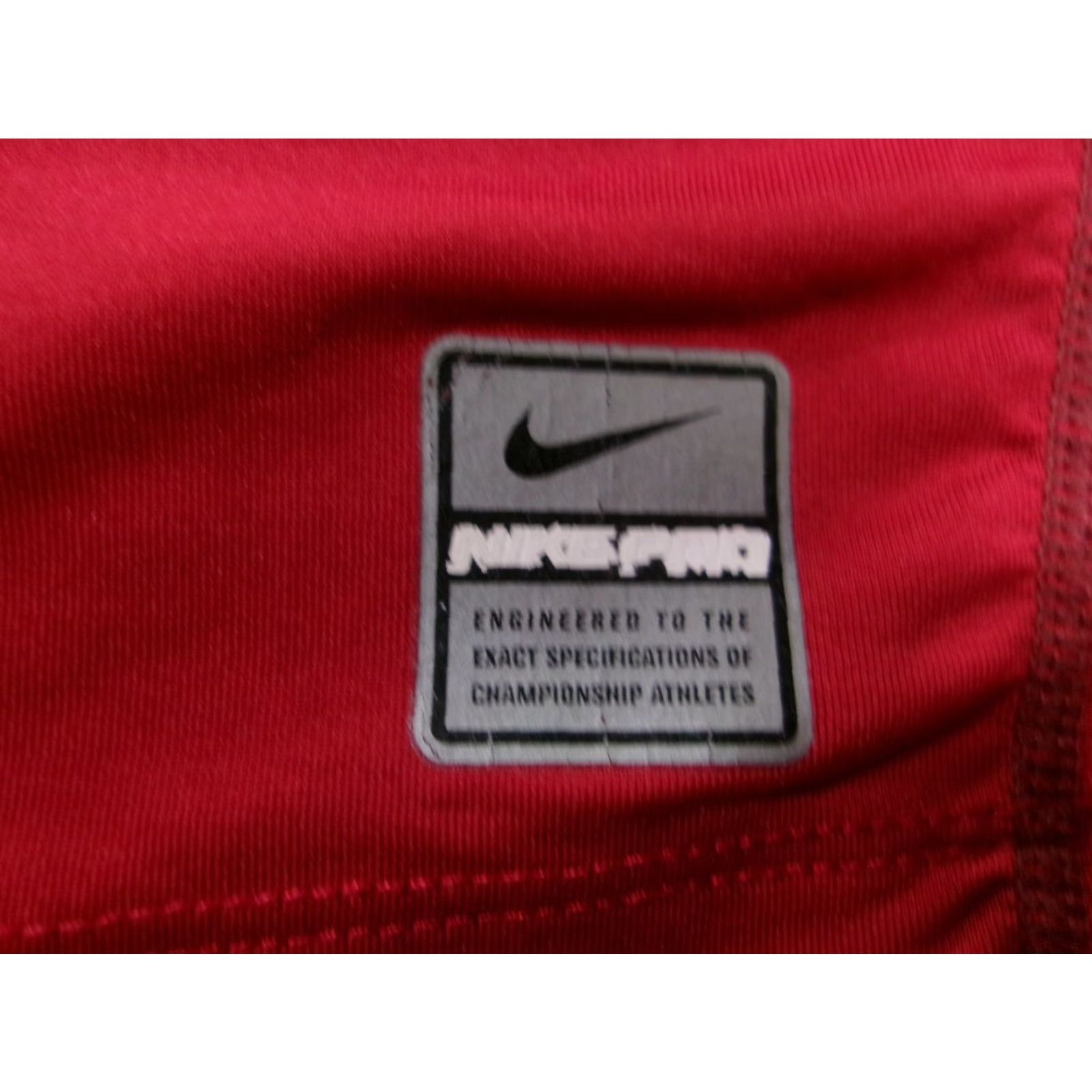 Nike Nike Pro Shirt Mens M Red Short Sleeve Dri Fit Compression Training Athletic Top Size US M / EU 48-50 / 2 - 5 Thumbnail