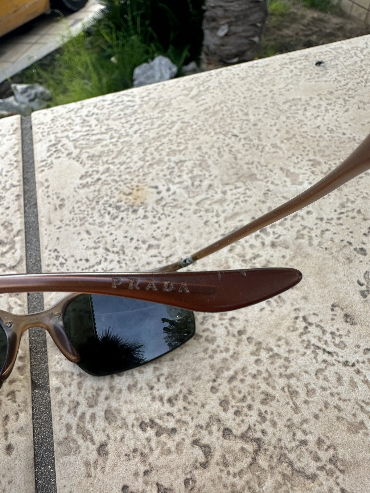 Prada Prada Sunglasses Brown Size ONE SIZE - 5 Thumbnail