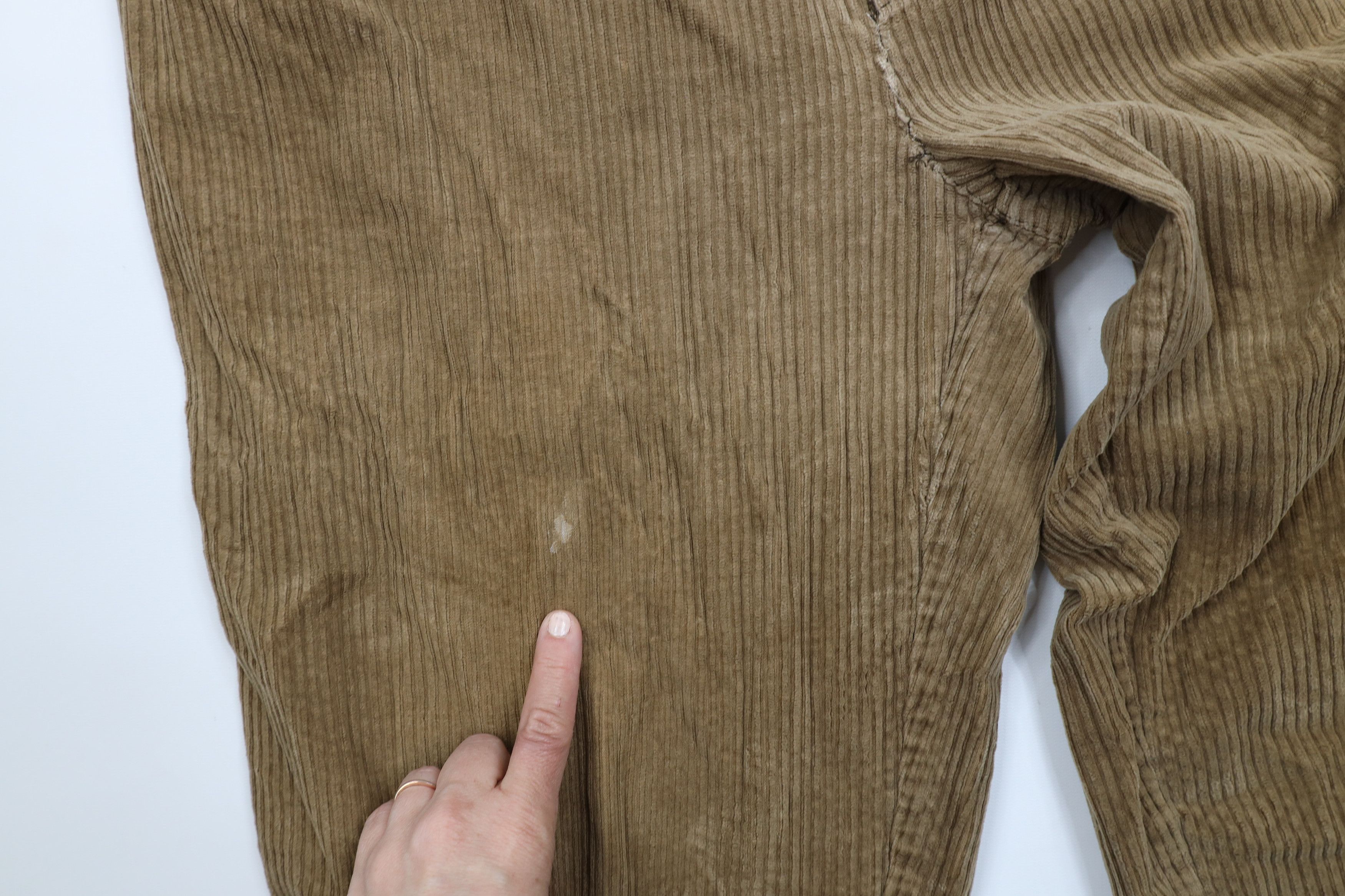Vintage Vintage 90s Streetwear Wide Leg Corduroy Chino Pants Brown Size US 38 / EU 54 - 6 Thumbnail