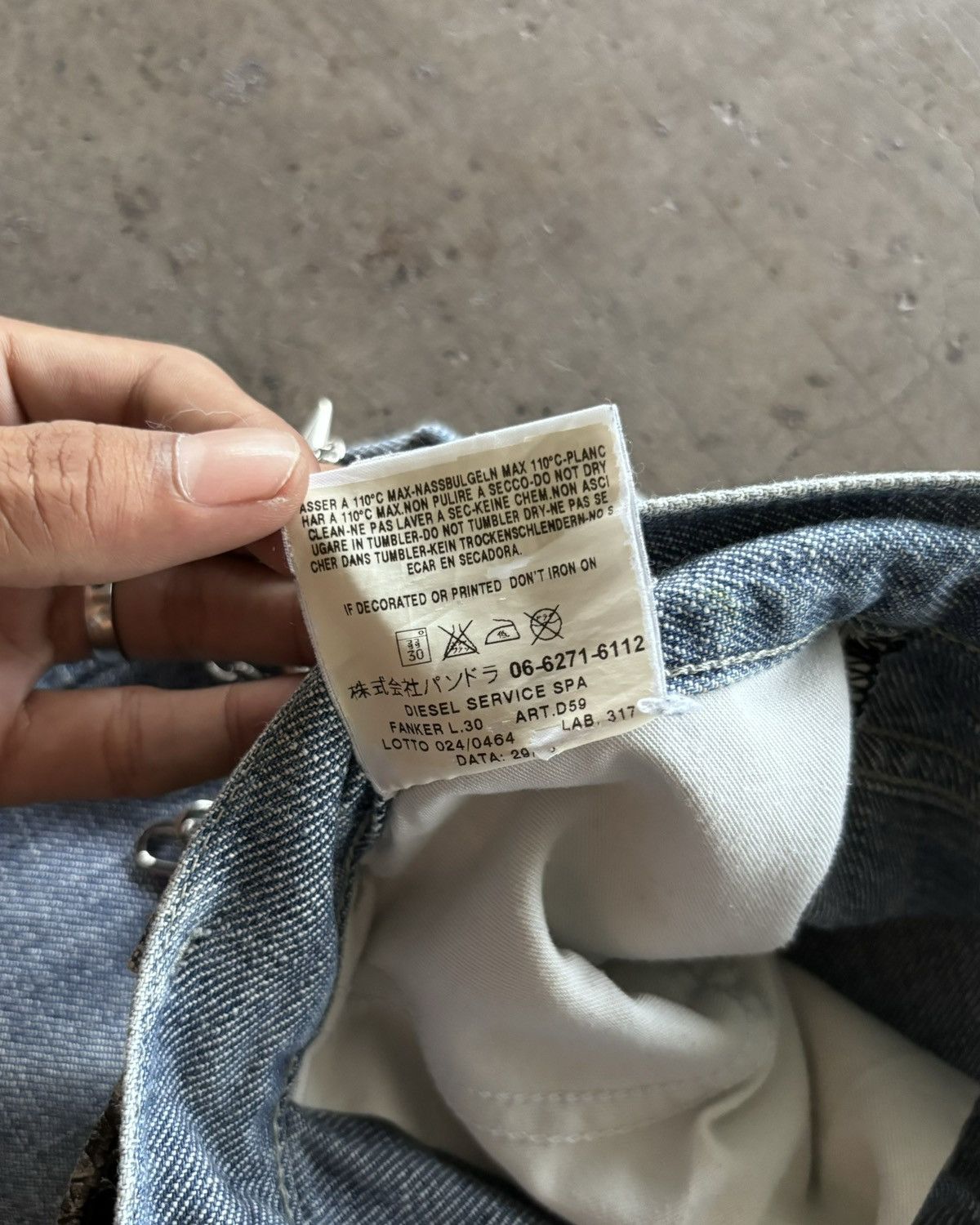 Diesel Diesel Flared Denim Jeans Made In Italy Size US 30 / EU 46 - 7 Thumbnail