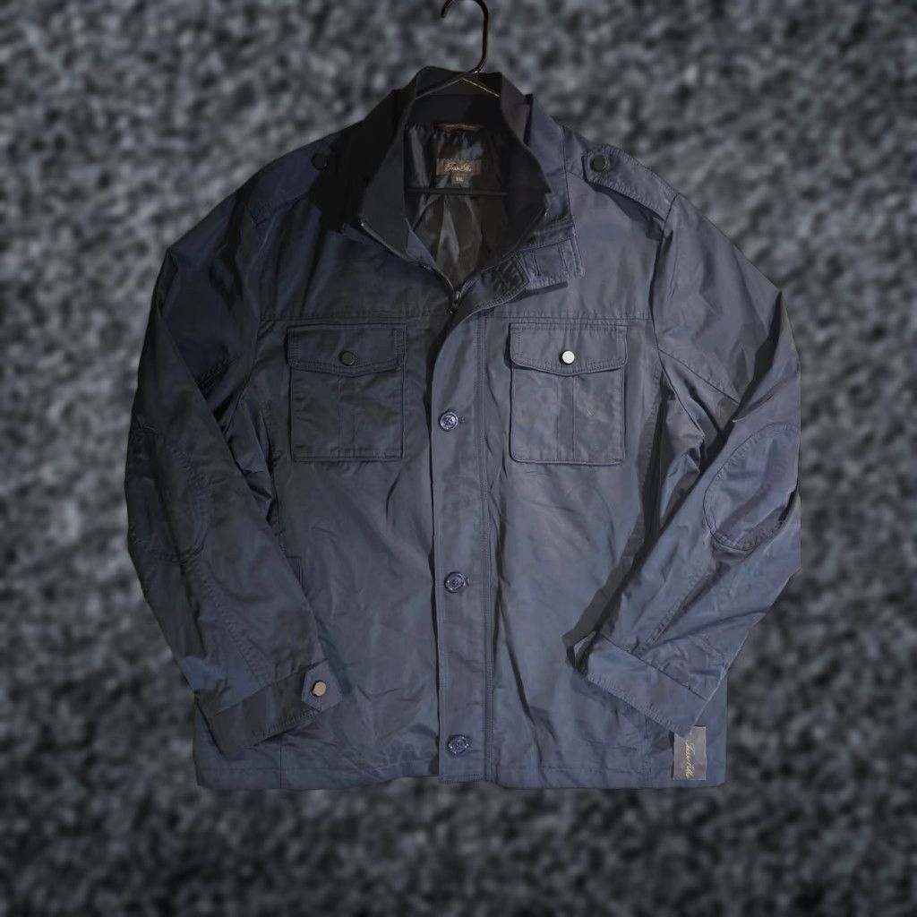 Tasso Elba NWTs Tasso Elba Signature Four-Pocket Lightweight Full Zip Jacket Mens Size 2XL Navy Blue Size US XXL / EU 58 / 5 - 1 Thumbnail