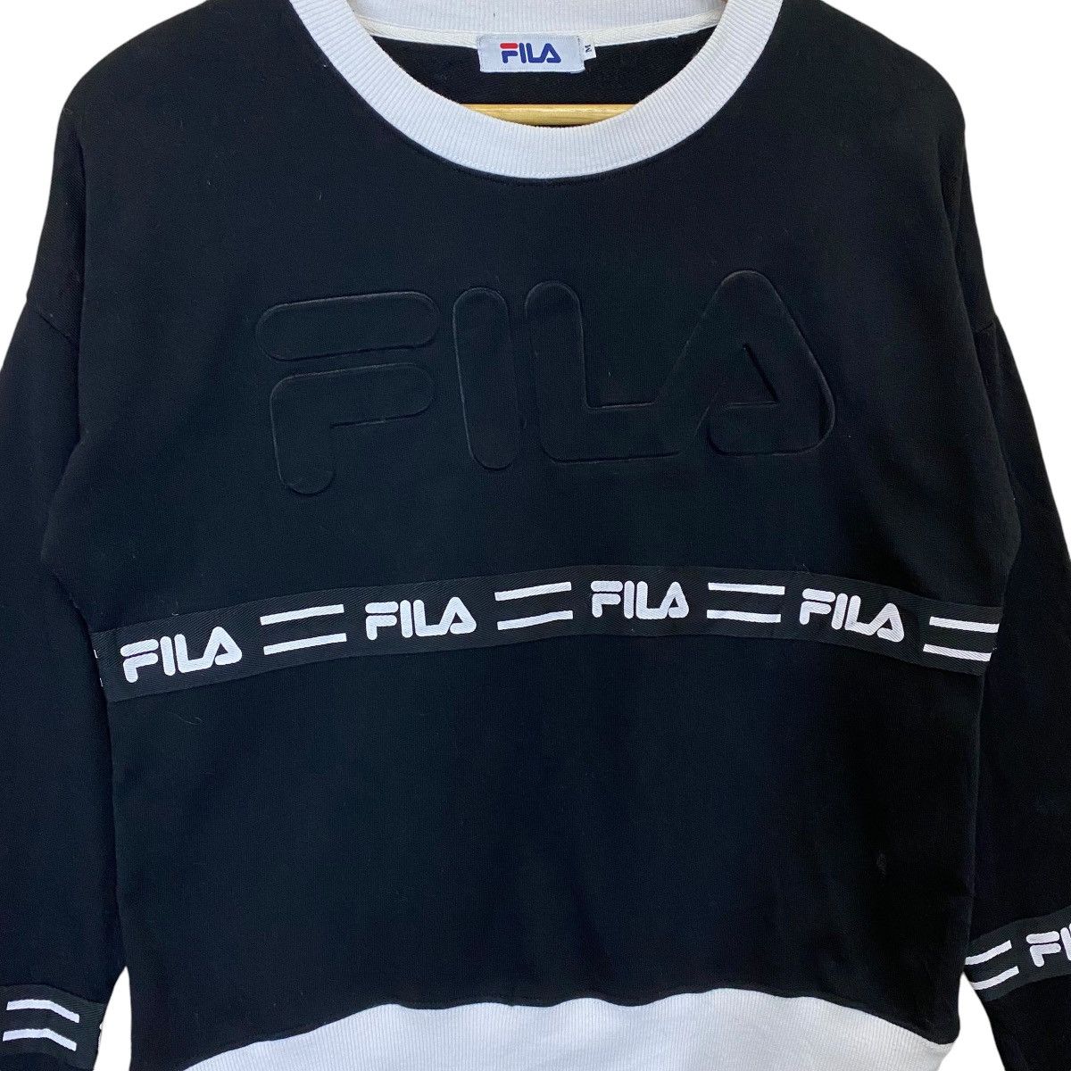 Fila Fila Big Logo Crewneck Sweatshirt Size US S / EU 44-46 / 1 - 4 Thumbnail