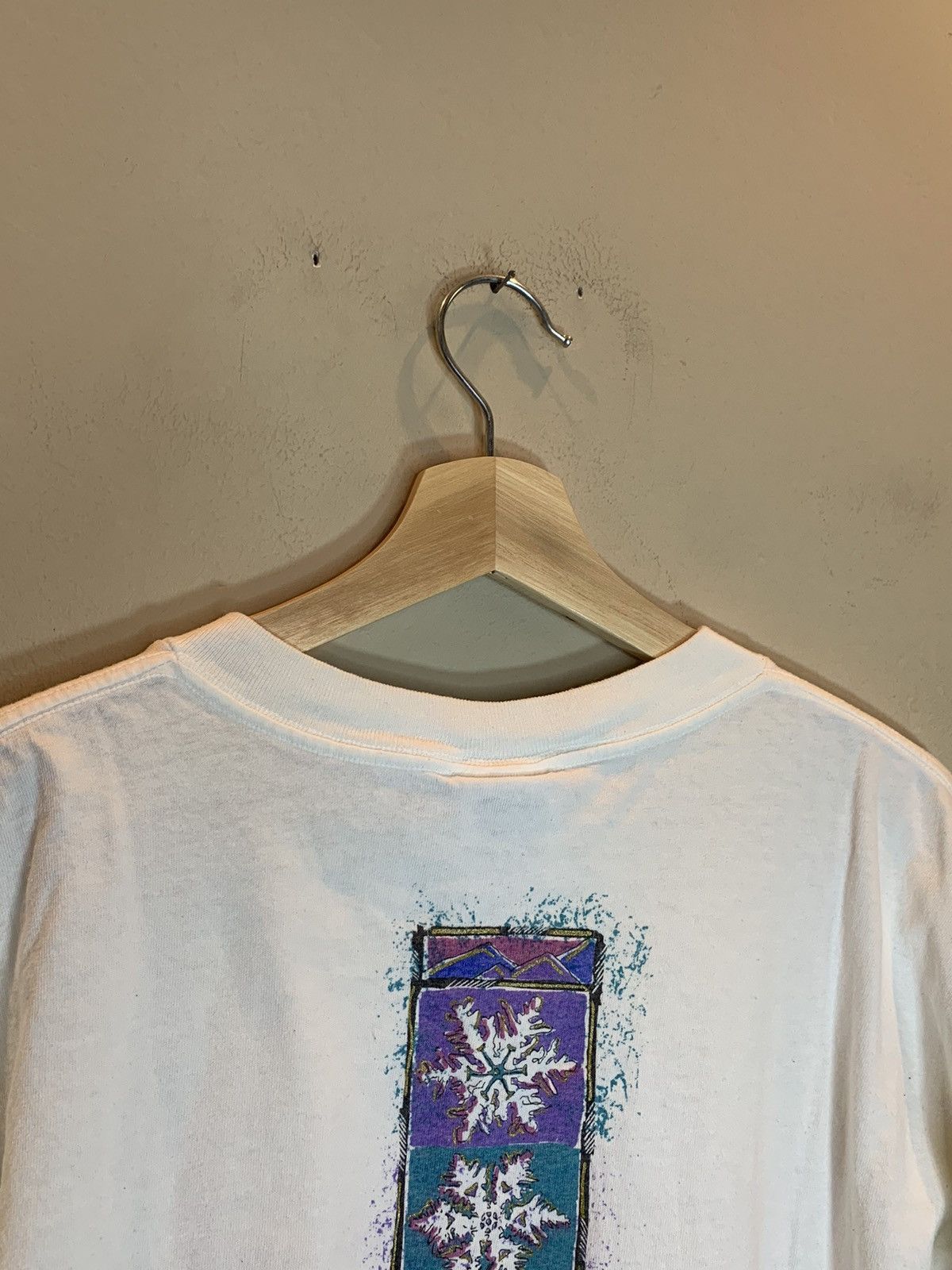 Vintage *RARE* Vintage 1991 Park City Utah Ski Snow Winter Art Shirt Size US L / EU 52-54 / 3 - 4 Thumbnail