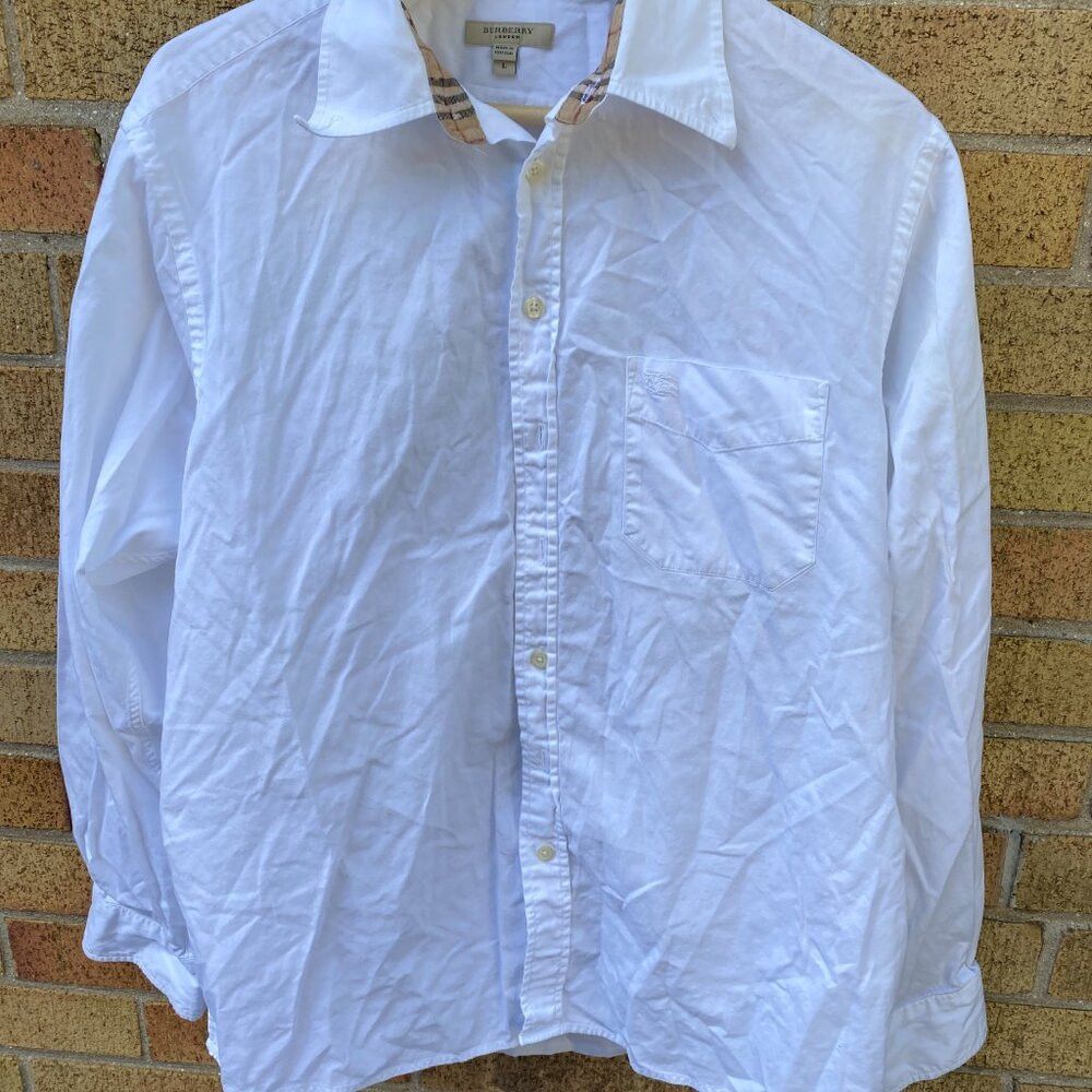 Burberry × Vintage Vintage Burberry Monogram Motif Novacheck Button Up Dress S Size US L / EU 52-54 / 3 - 4 Thumbnail