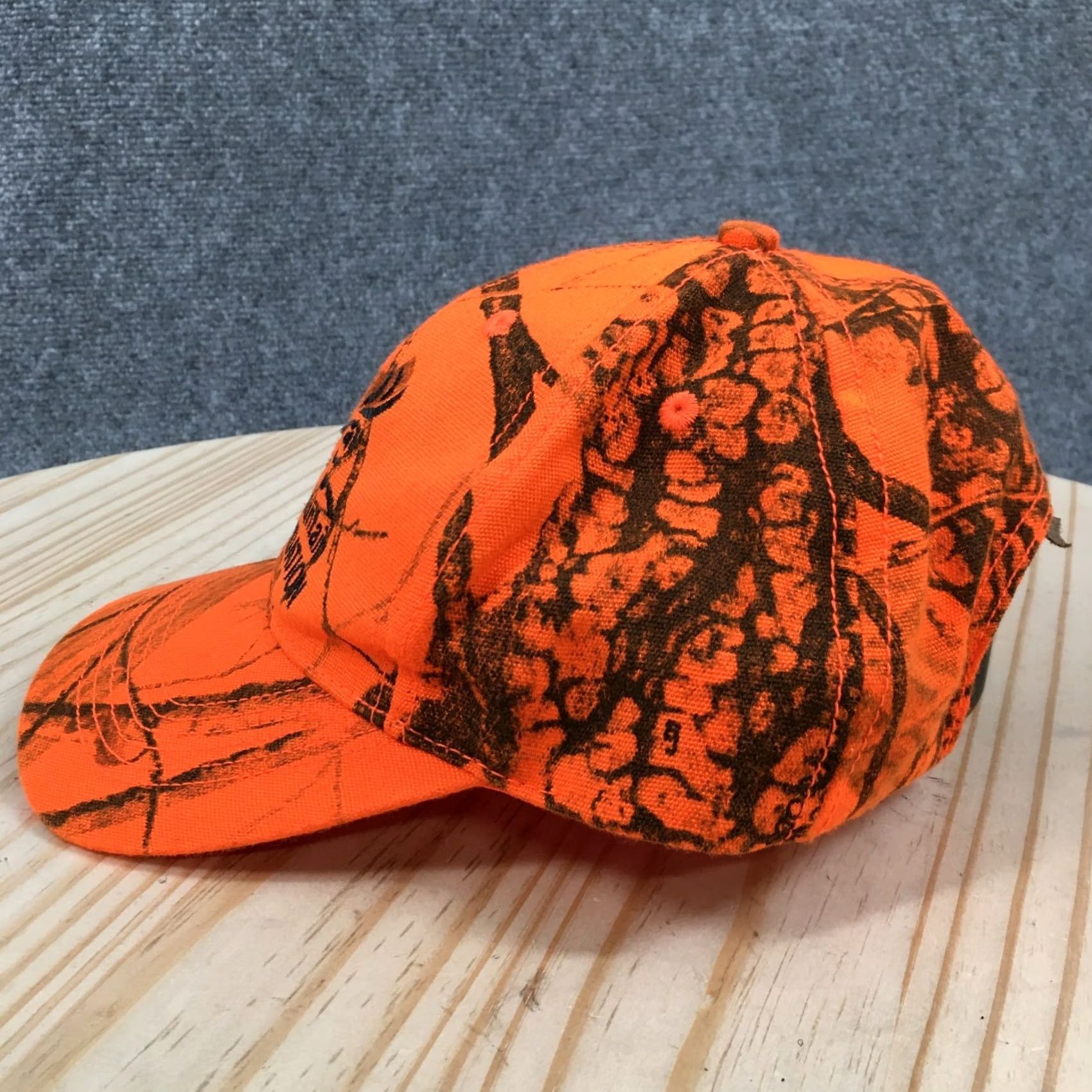 Vintage Rocky Mountain Elk Foundation Unisex Baseball Cap, Orange Adjustable Brim - One Size Size ONE SIZE - 5 Thumbnail