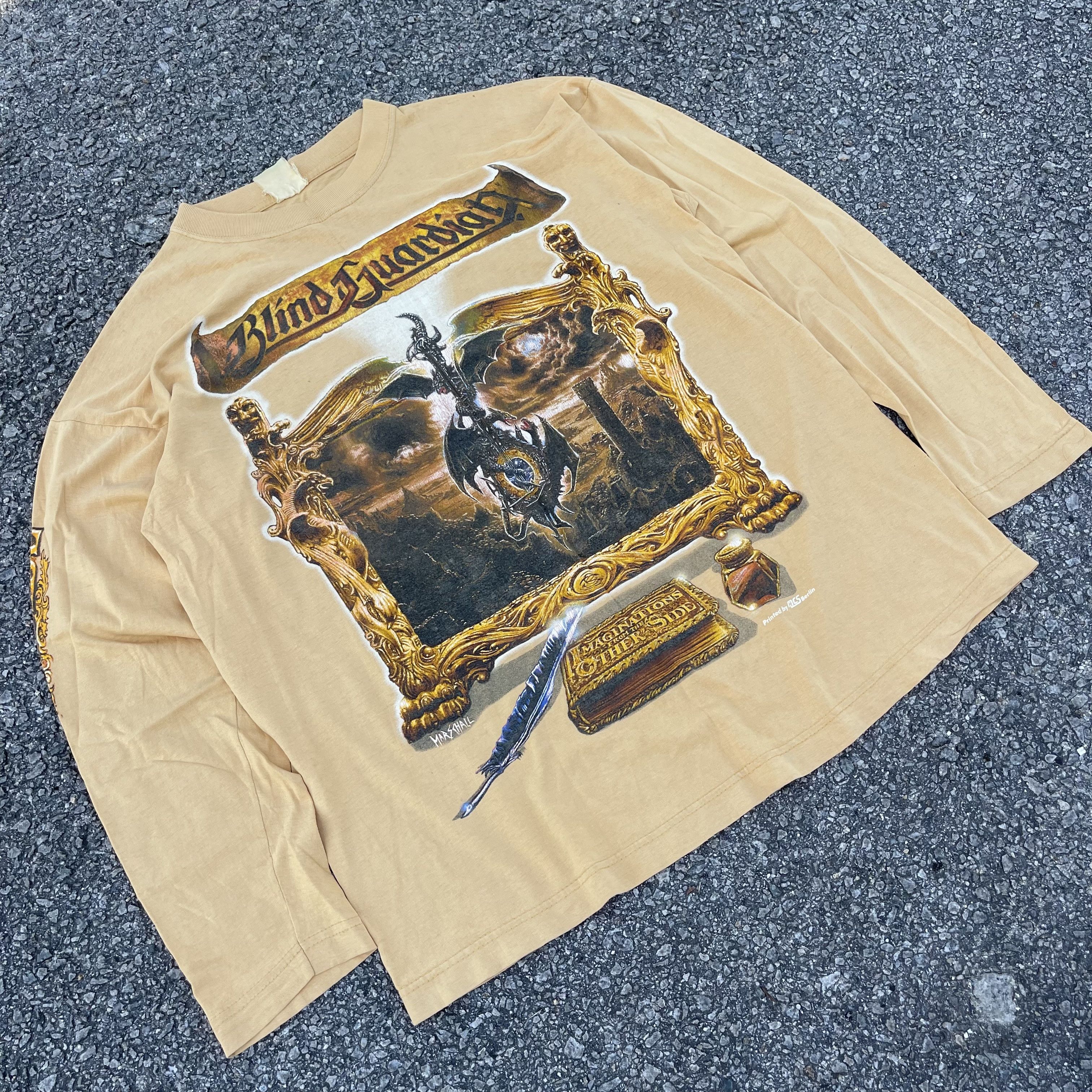 Band Tees × Vintage Vintage 90 Blind Guardians Long Sleeve Japan Tour Size US L / EU 52-54 / 3 - 1 Thumbnail