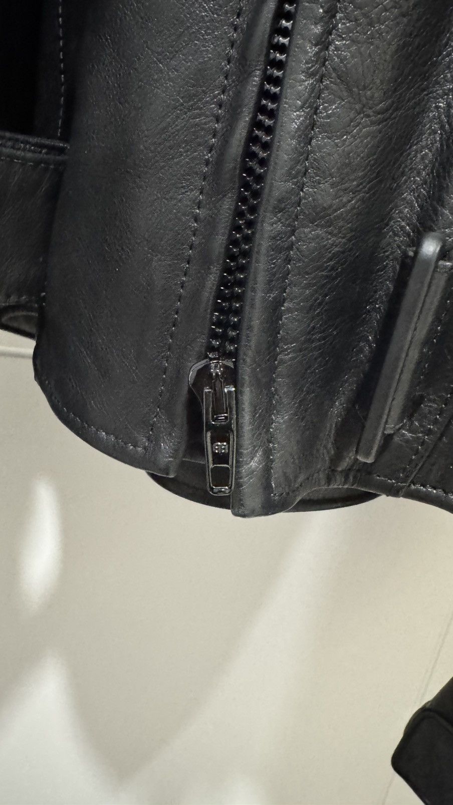 Balenciaga Balenciaga SS23 Mudshow Leather Biker Jacket Size US S / EU 44-46 / 1 - 9 Thumbnail