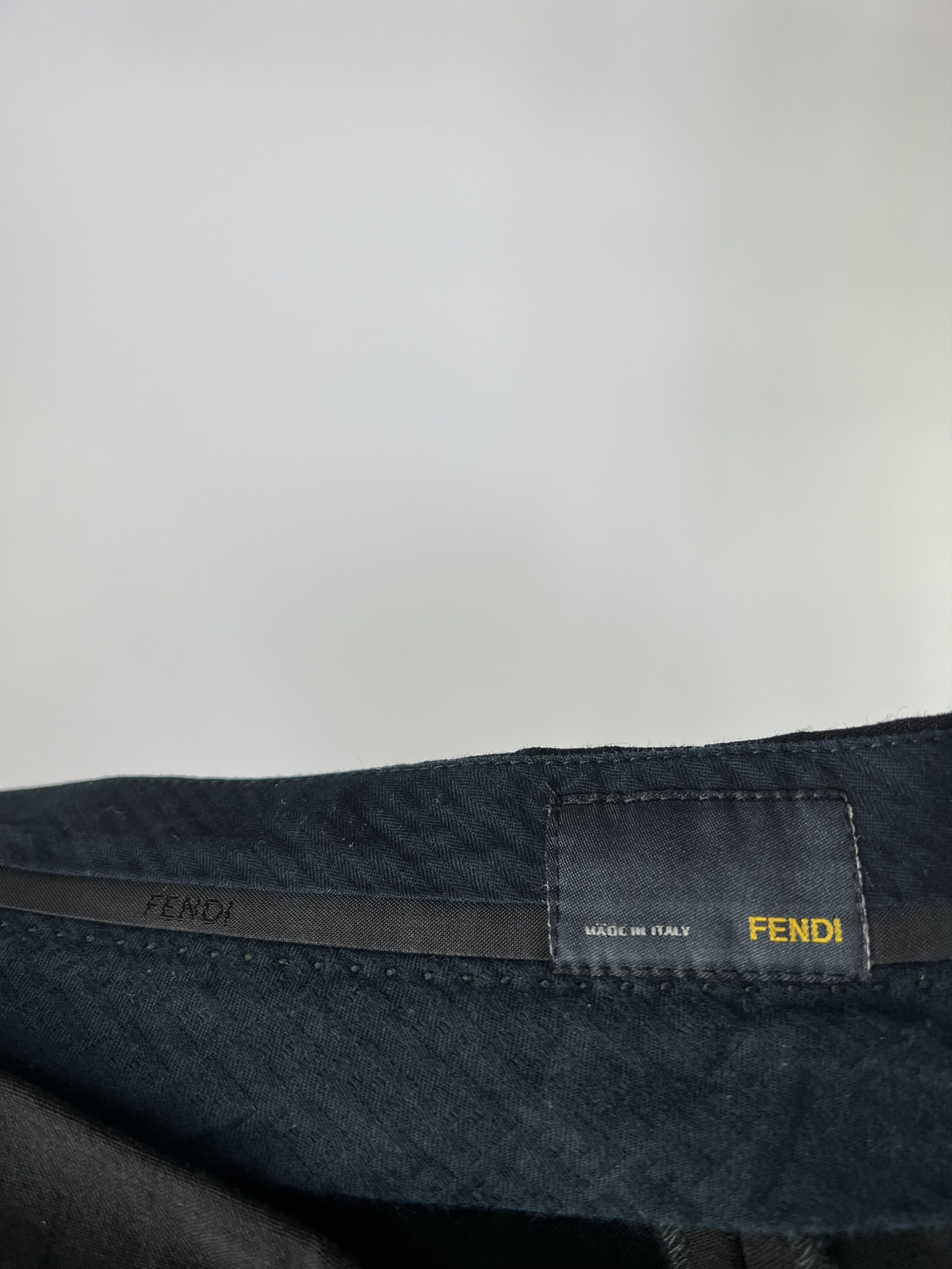 Fendi × Vintage Fendi Vintage Women's Black Wool Pants Size IT44 Size 30" / US 8 / IT 44 - 9 Thumbnail