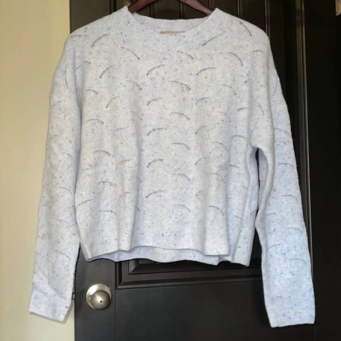 Little Pom Millie Cashmere Jumper by Brodie - Antique White main image 1