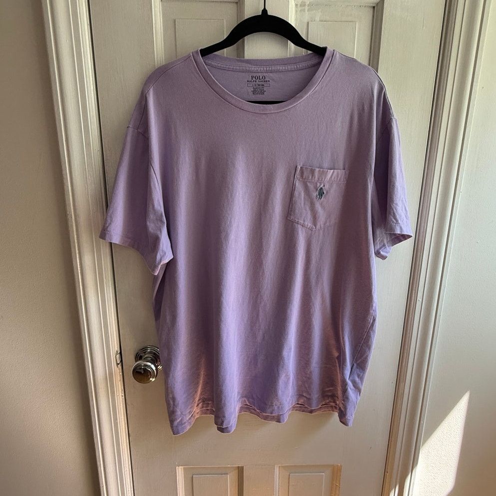 Polo Ralph Lauren Polo Ralph Lauren Polo Men's T-Shirt Purple with Navy Pony Size US L / EU 52-54 / 3 - 1 Thumbnail