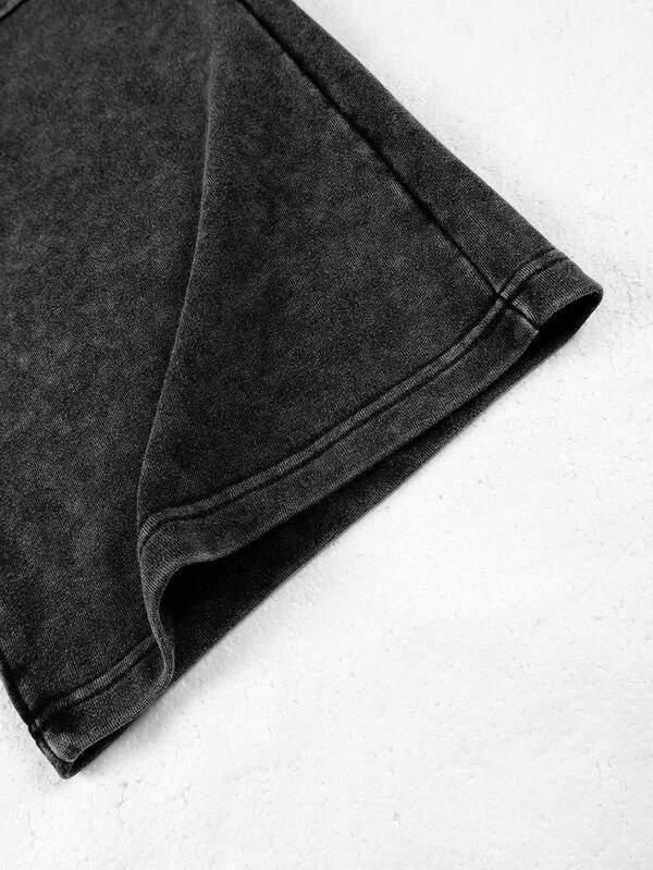 Japanese Brand Black Washed Cargo Sweatpants Size US 38 / EU 54 - 8 Thumbnail