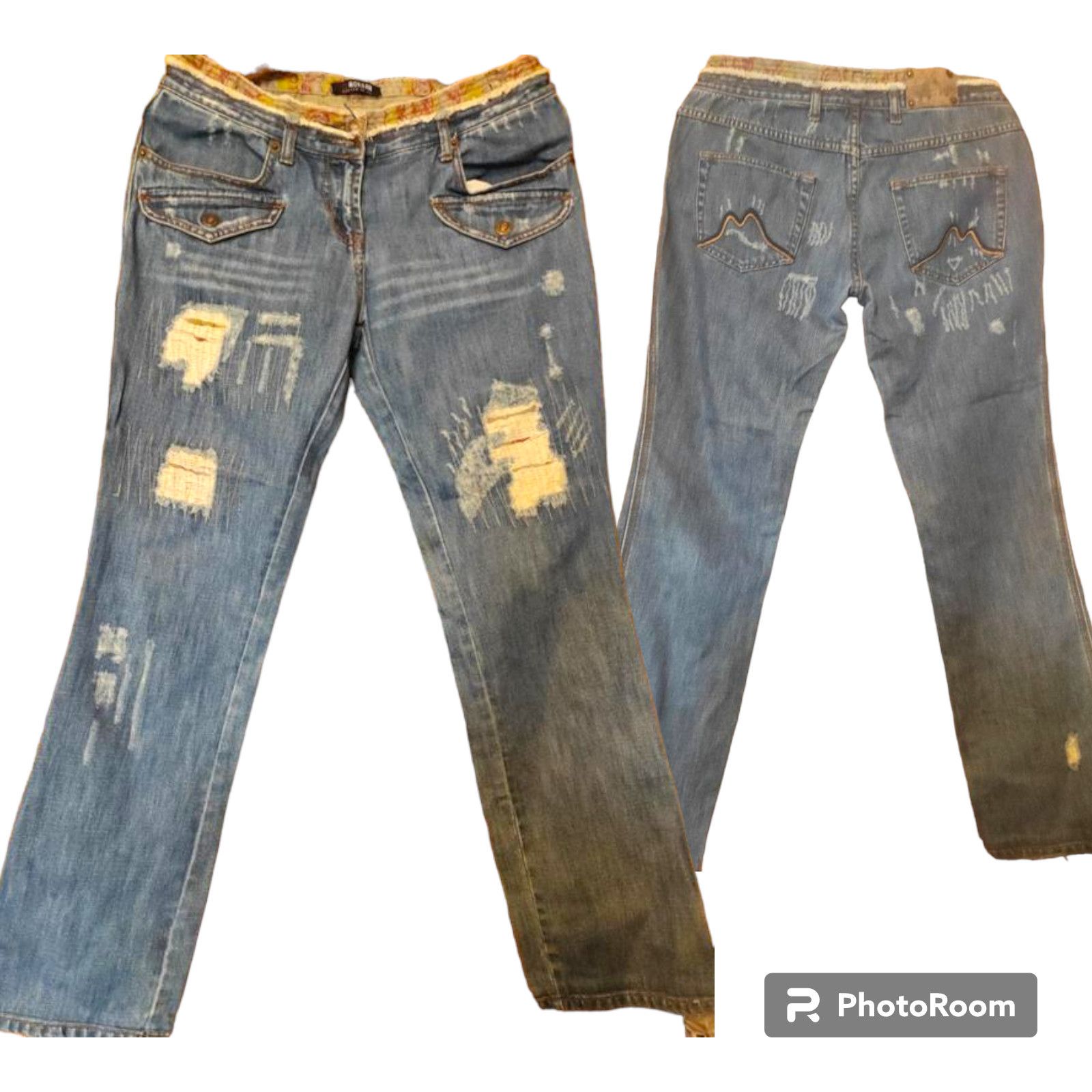 Vintage Morgan De toi distressed jeans low rise sz M Size 30" / US 8 / IT 44 - 1 Thumbnail