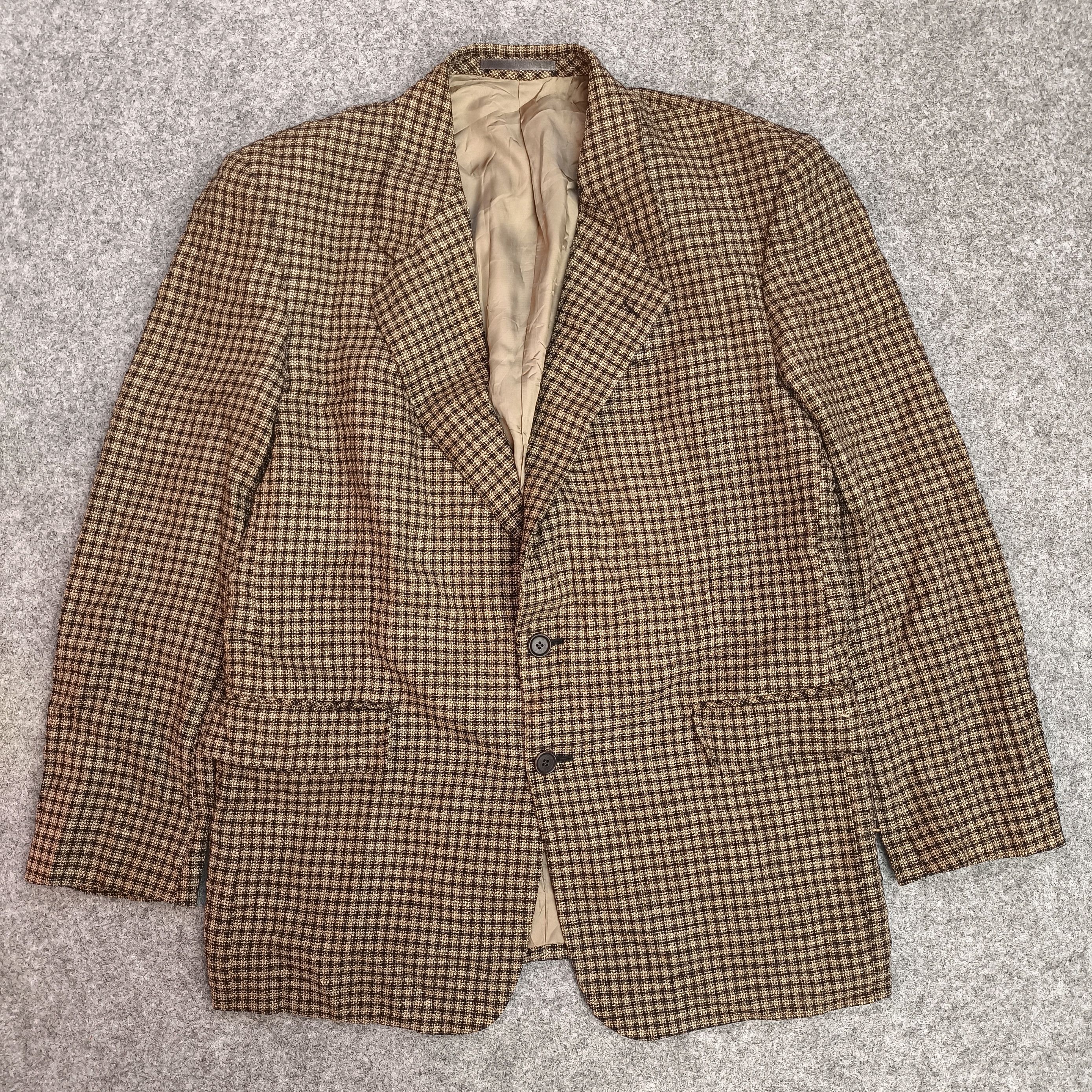 Saint Laurent Paris Vtgrare yvest Saint Laurent tartan plaid suits jacket blazer Size 40R - 1 Thumbnail