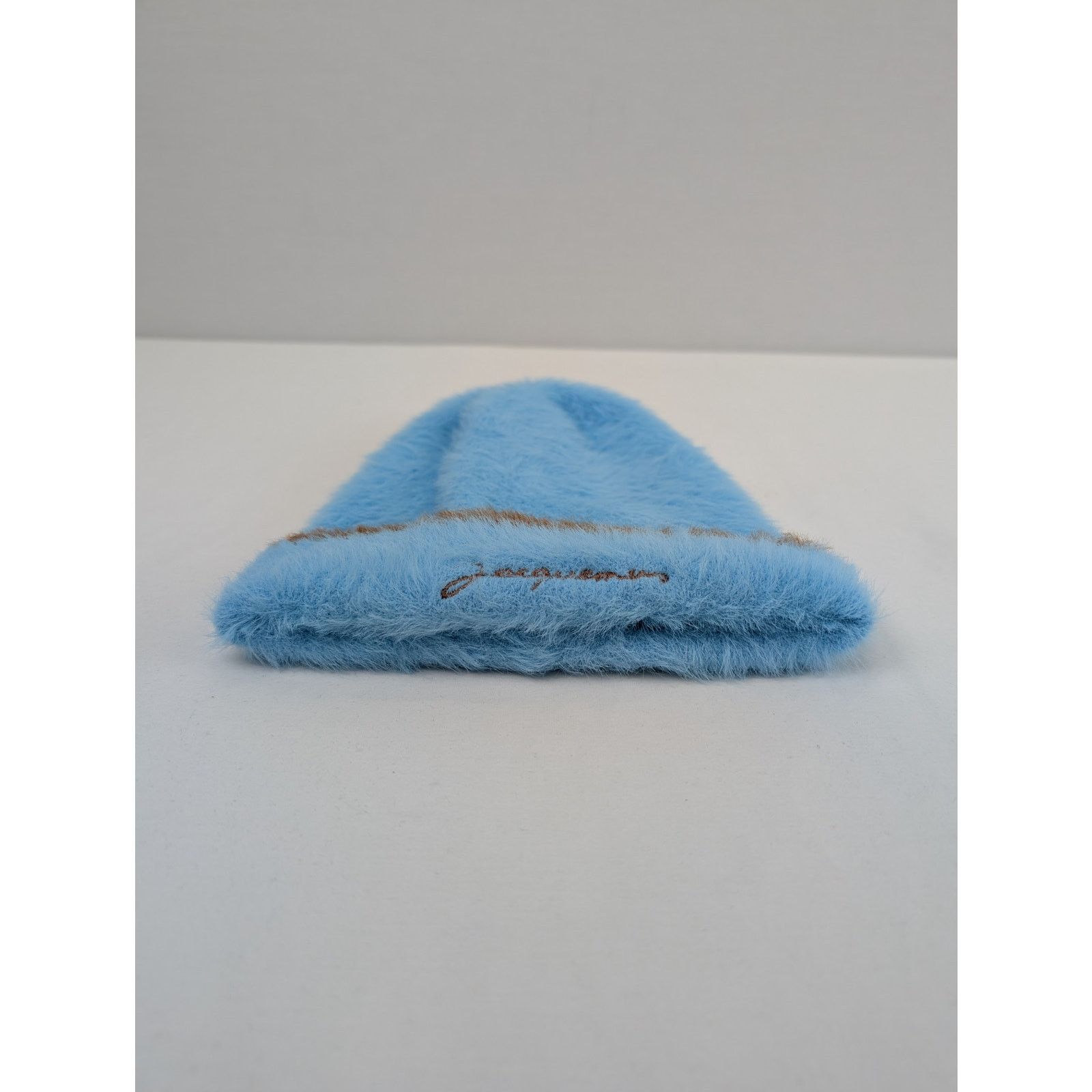 Jacquemus o1rshd1 Size: OS/ LE Bonnet Neve Beanie Cap / Hat Light Blue Size ONE SIZE - 2 Thumbnail