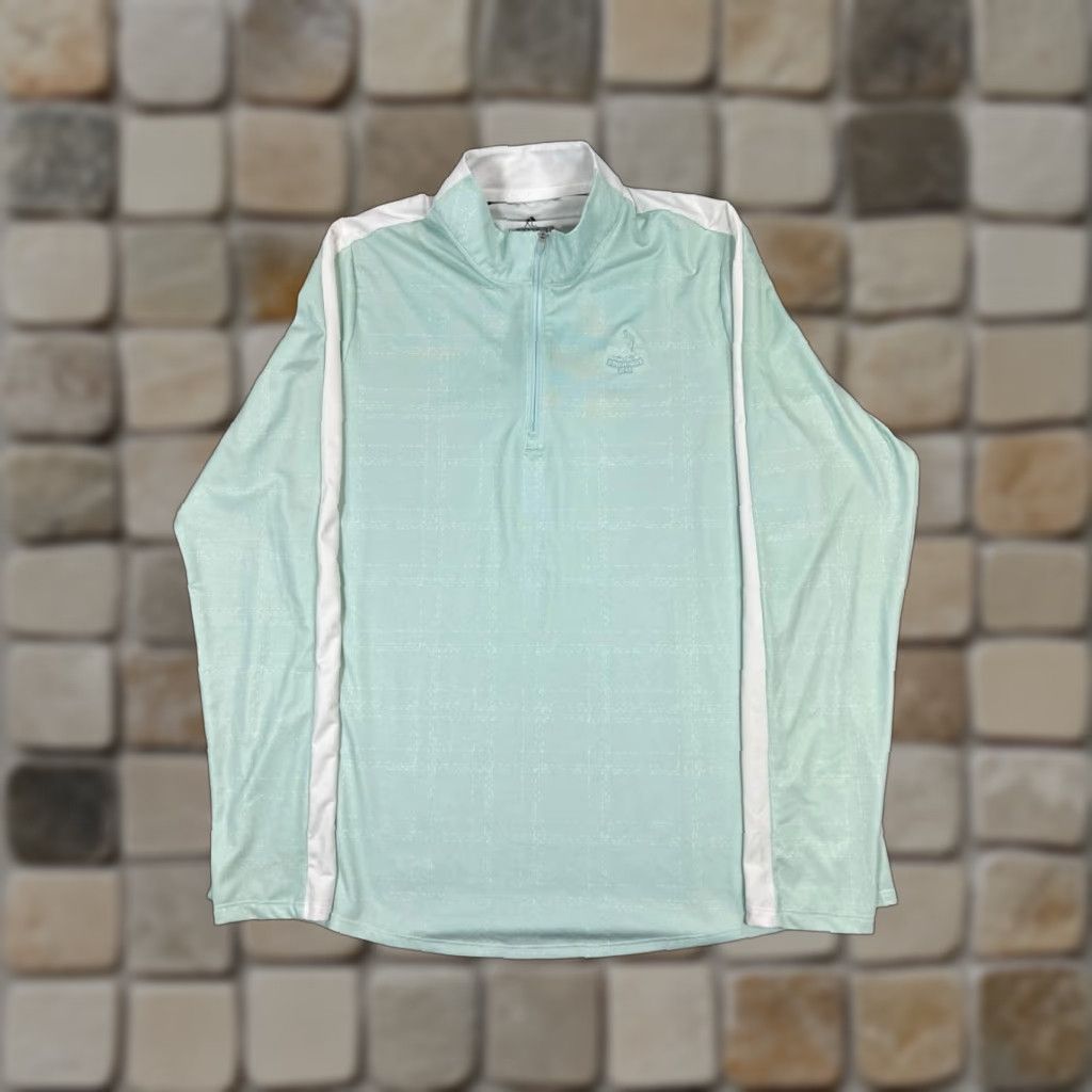 Adidas Adidas Sweater Womens XL Green White Golf Quarter Zip Logo Pullover Woman XL Green Logo Winter Spring Fall Vintage: No Size XL / US 12-14 / IT 48-50 - 1 Thumbnail