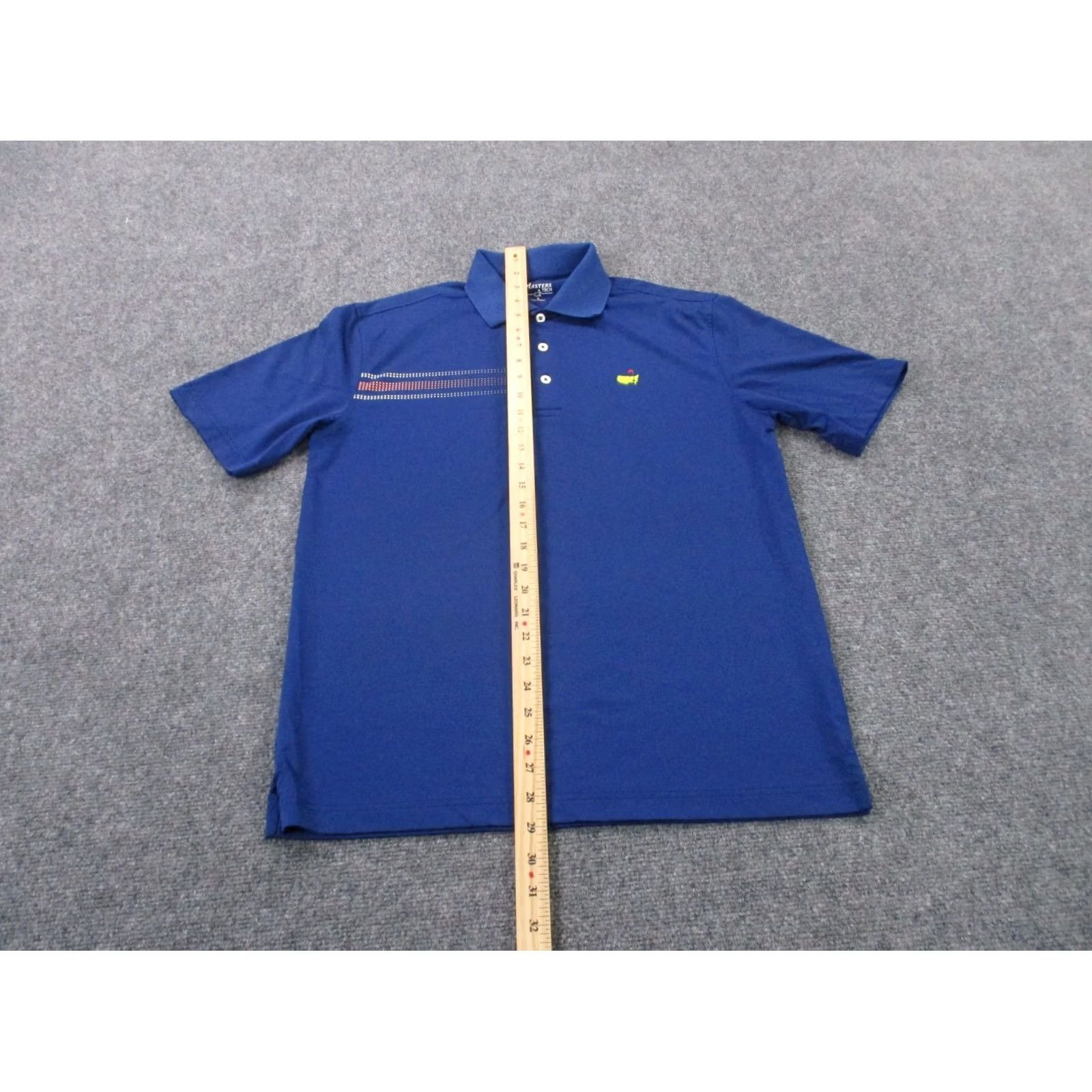 Vintage Masters Tech Shirt Polo S Blue Mens Golf Active Sport Outdoors N/A Size US S / EU 44-46 / 1 - 3 Thumbnail