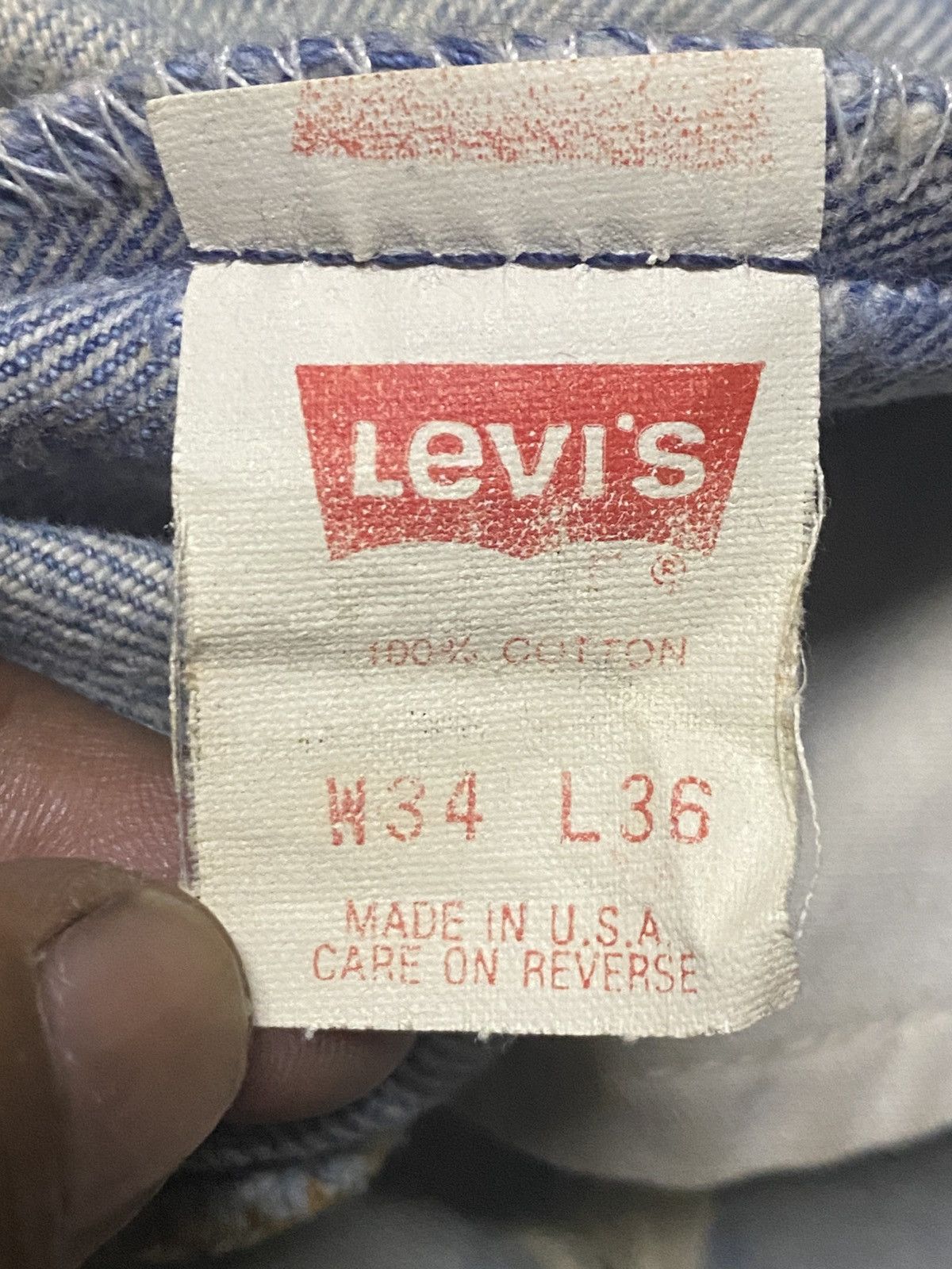 Levi's Vintage Levis 501xx 90s Grunge Distressed Jeans Size US 32 / EU 48 - 20 Thumbnail