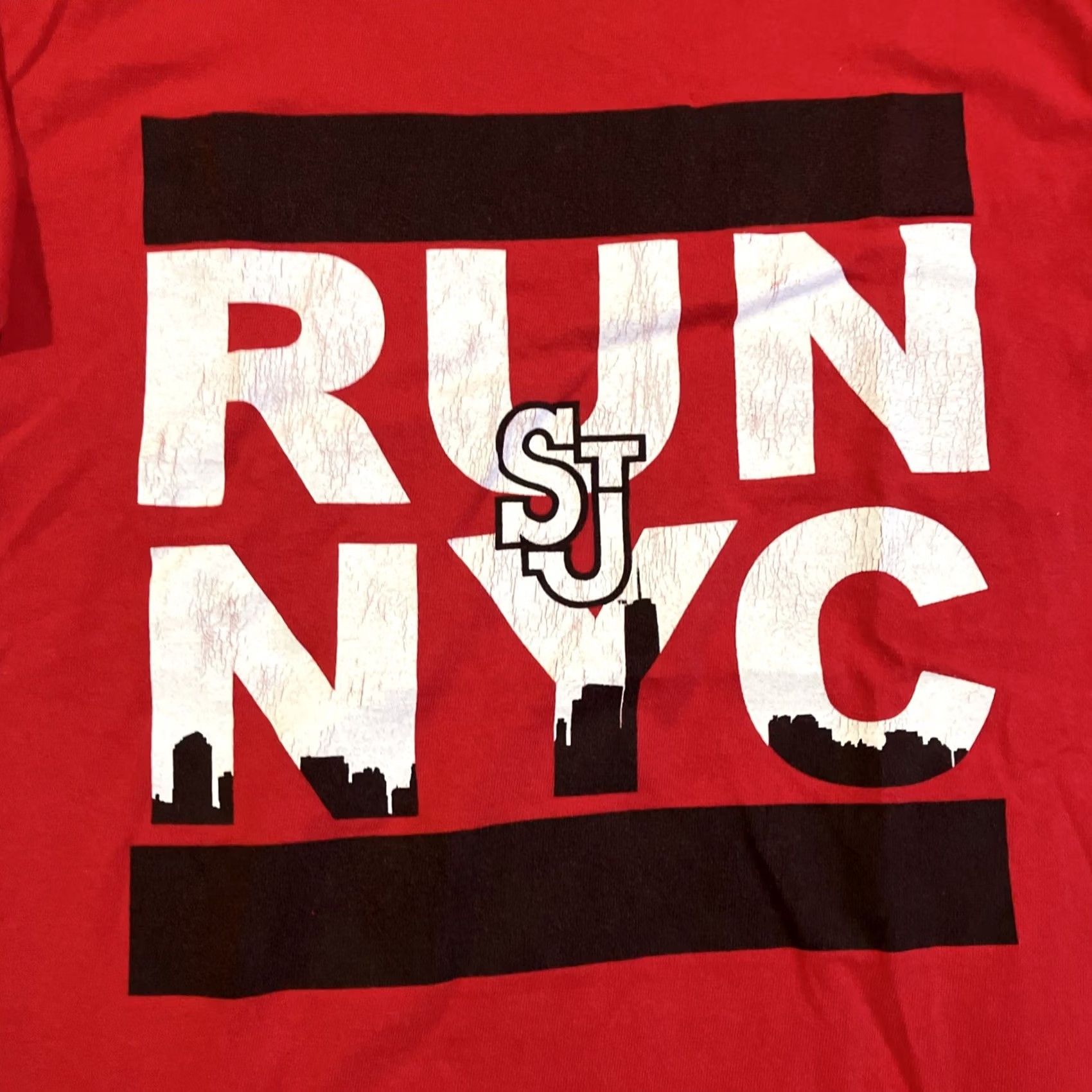 Port & Company ST. JOHN'S UNIVERSITY RUN DMC RUN NYC T Shirt Men's Small Awesome Size US S / EU 44-46 / 1 - 2 Thumbnail