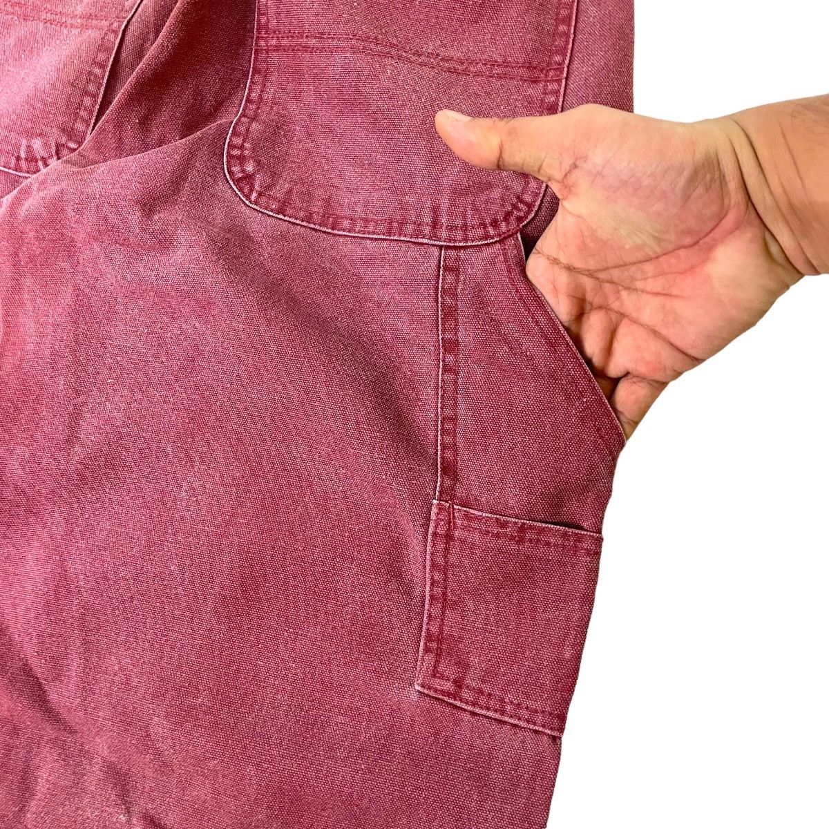 Japanese Brand 🔥LAST PRICE🔥 Japanese Streetwear Red Carpenter Size US 27 - 19 Thumbnail