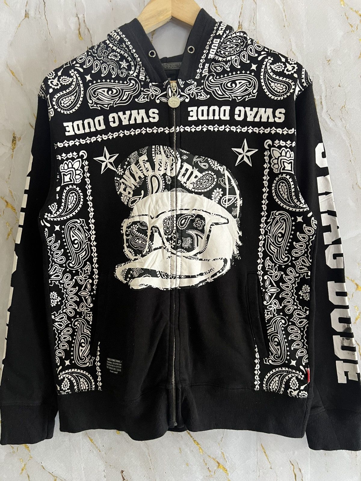 Japanese Brand 🔥 Swag Dude Sweater – Full Print Graphic Madness Size US M / EU 48-50 / 2 - 1 Thumbnail