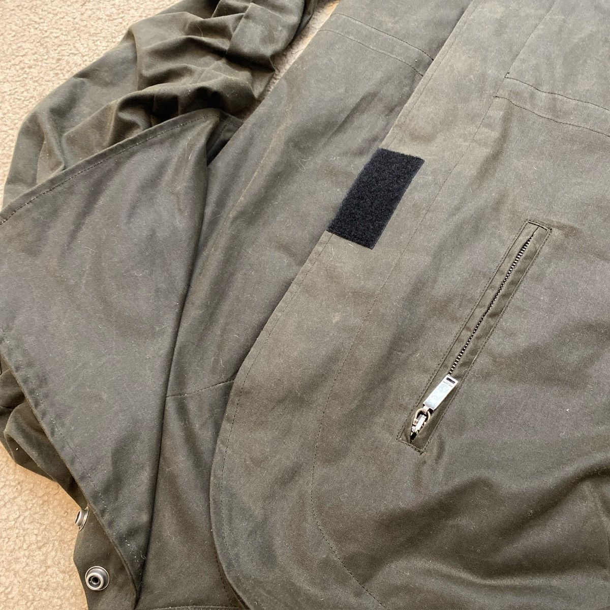 Saint Laurent Paris Saint Laurent FW 2017 Waxed Utility Jacket Size XS / US 0-2 / IT 36-38 - 6 Thumbnail