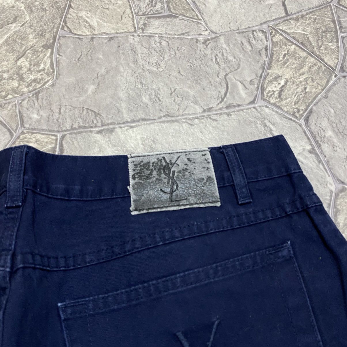 Yves Saint Laurent Vintage Yves Saint Laurent YSL Pants Chino Big Logo Baggy Size US 36 / EU 52 - 5 Thumbnail