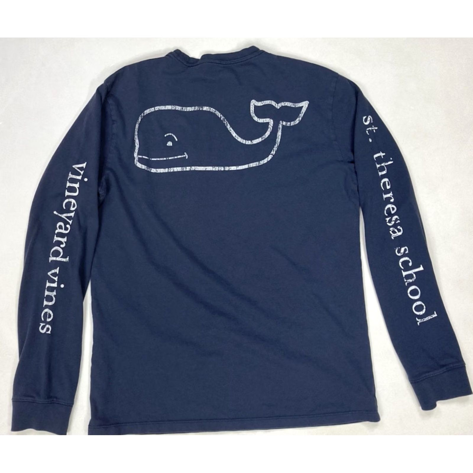 Vineyard Vines Vineyard Vines Shirt T-Shirt Men Small Crew Neck Long Sleeve Graphic Print Pocket Pink 100% Cotton Size US S / EU 44-46 / 1 - 2 Thumbnail