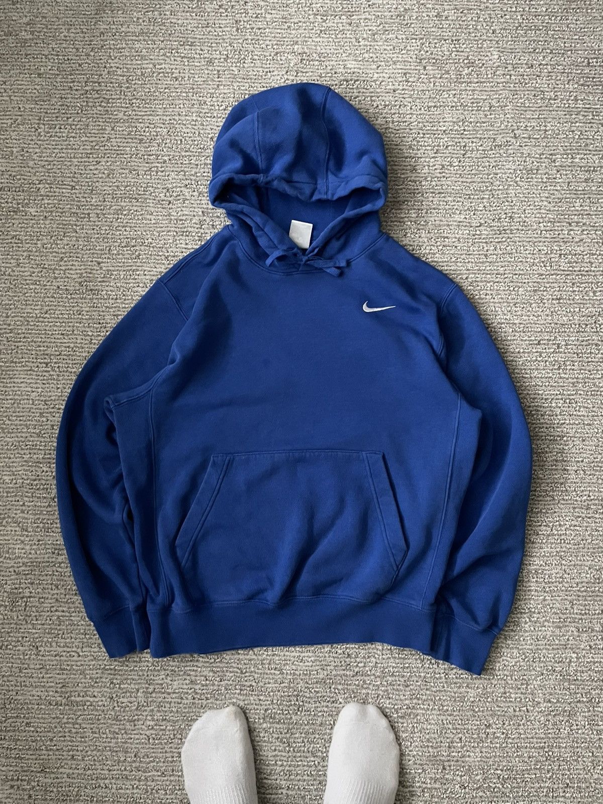 Nike Blue Nike Hoodie Size US S / EU 44-46 / 1 - 1 Thumbnail