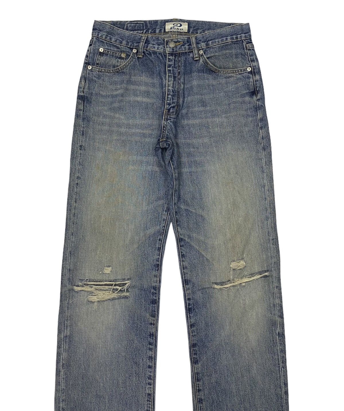 Vintage 🔥PIKO HAWAIIAN BAGGY JEANS DISTRESSED DENIM JEANS Size US 31 - 5 Thumbnail