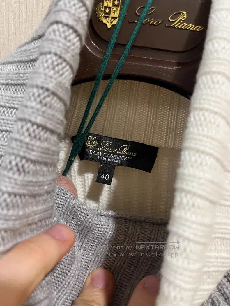 Loro Piana Loro Piana Color Block Irregular Cashmere Sweater Size XS / US 0-2 / IT 36-38 - 4 Thumbnail