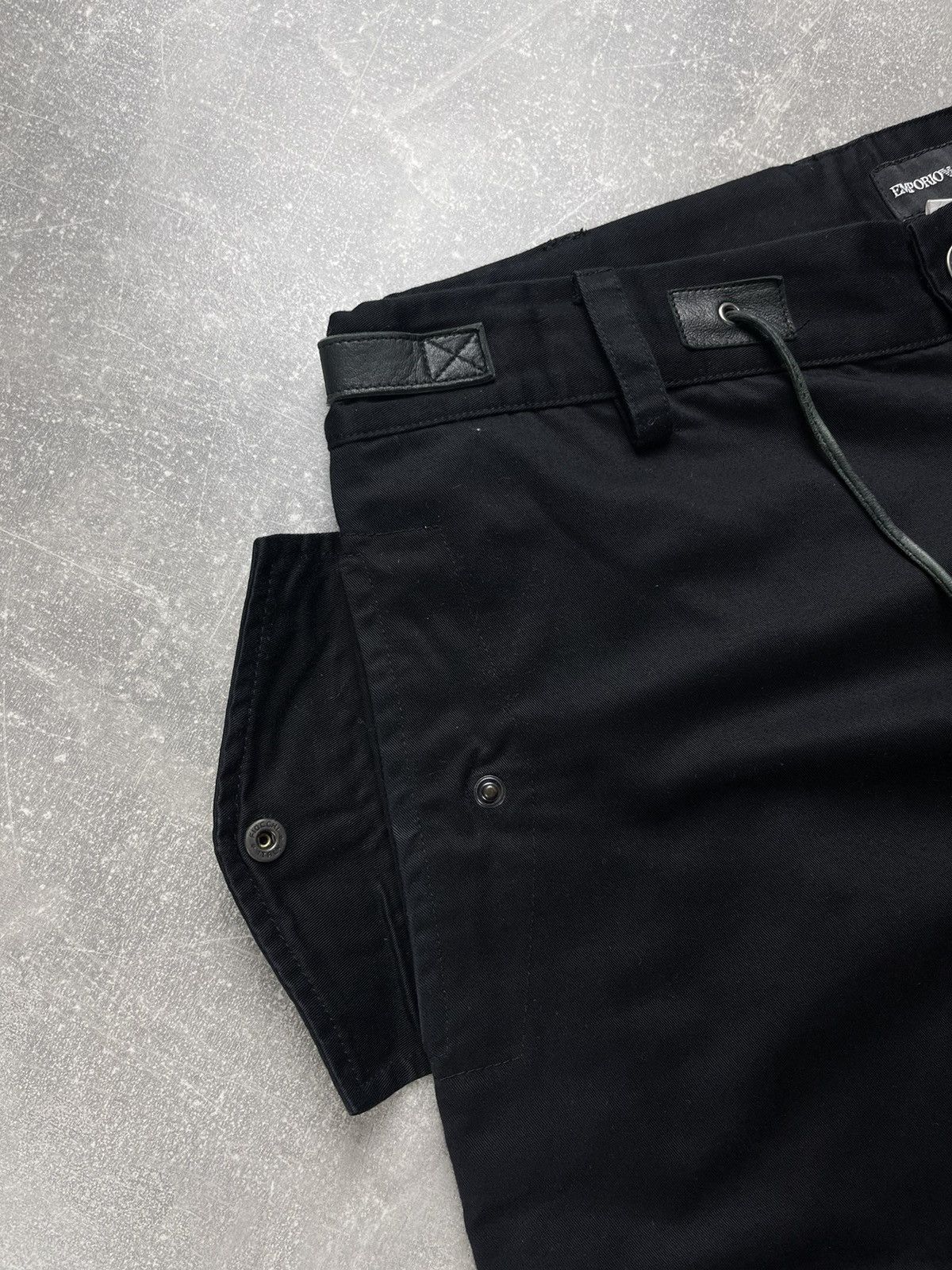 Emporio Armani Emporio Armani Technical Cargo Pants Black Size 50 Size US 34 / EU 50 - 13 Thumbnail