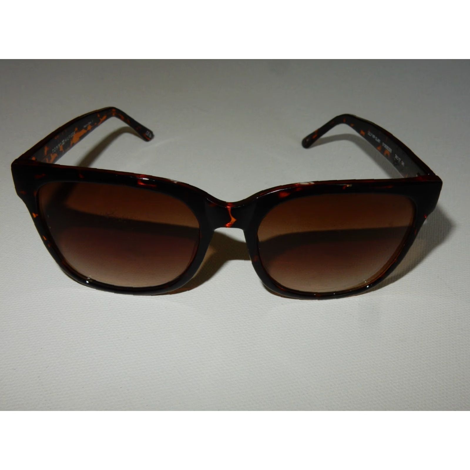 Tommy Hilfiger VINTAGE Tommy Hilfiger Sunglasses Women 56mm Brown Scratch-Resistant Clear Vision Size ONE SIZE - 2 Thumbnail