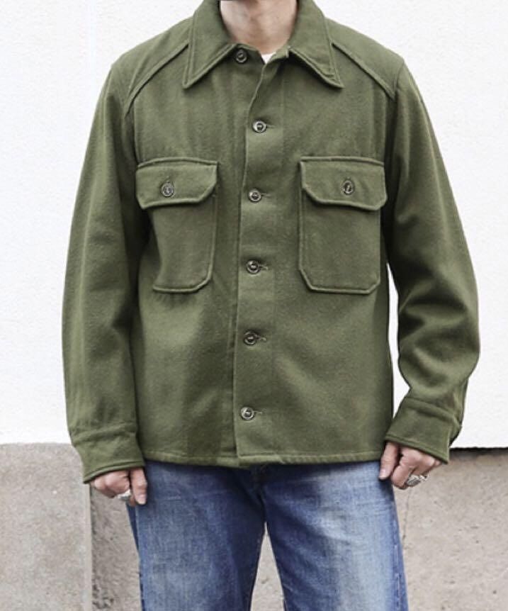 Vintage Vintage Authentic Us Military OG-108 Olive Wool Jacket Size US M / EU 48-50 / 2 - 1 Thumbnail