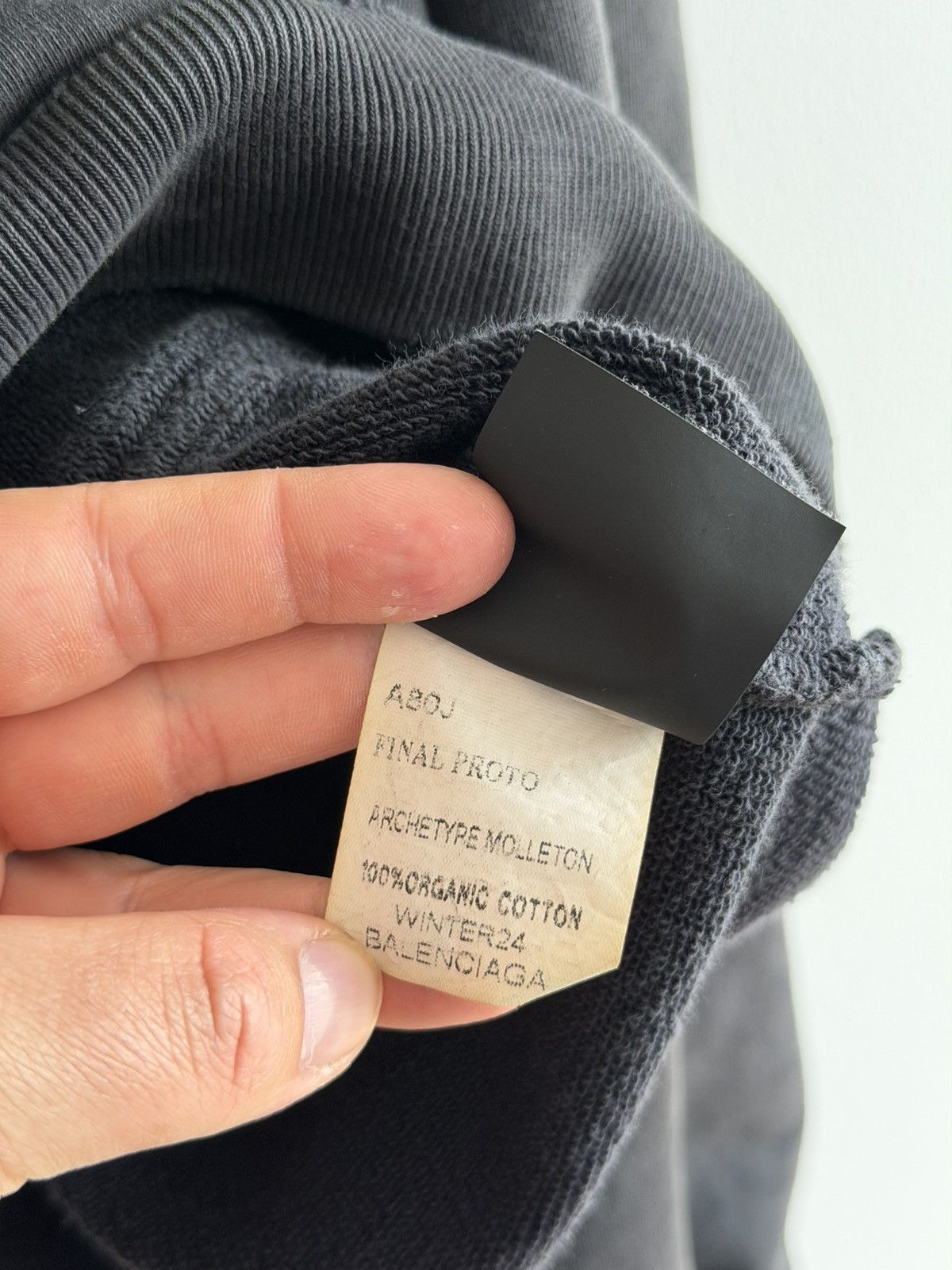 Balenciaga BALENCIAGA DEMNA WINTER 24 HOODIE DISTRESSED PLANET HOLLY Size US XL / EU 56 / 4 - 11 Thumbnail